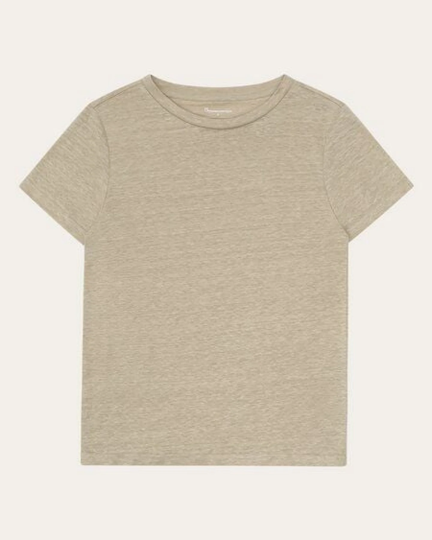 KnowledgeCotton Apparel Regular Damen T-Shirt aus Bio-Leinen – Ansicht 3