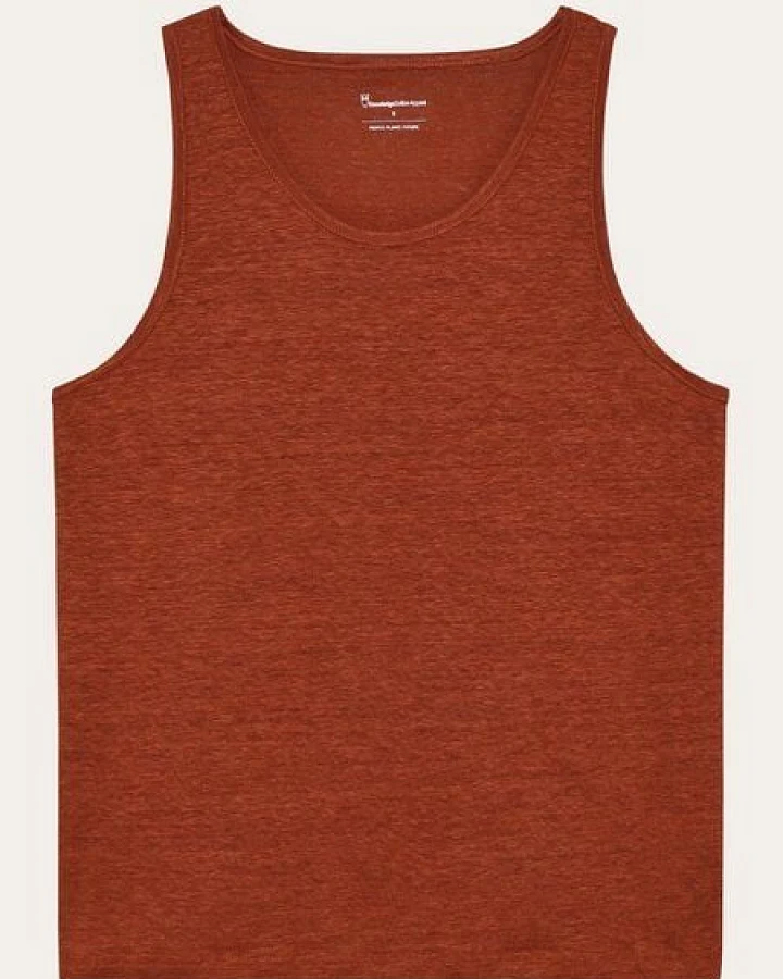 KnowledgeCotton Apparel Regular Damen Tank Top aus Bio-Leinen