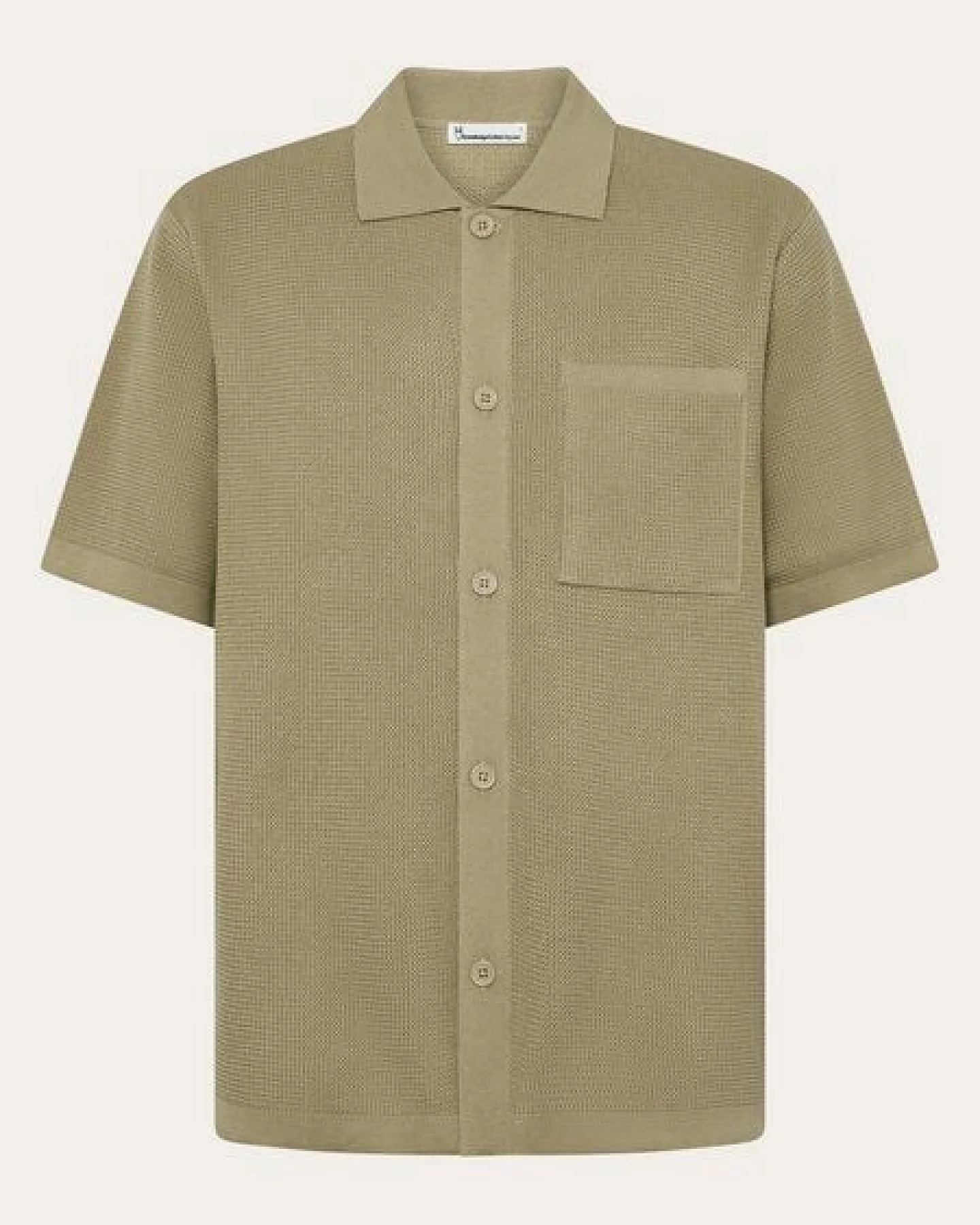KnowledgeCotton Apparel Regular Knit Shirt - aus Biobaumwolle – Ansicht 3