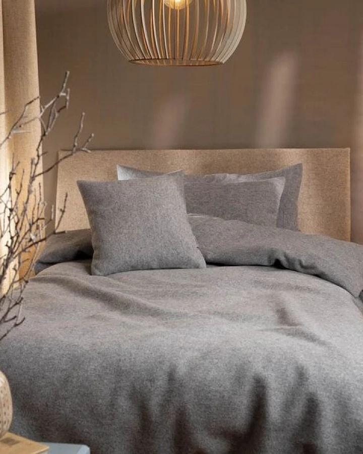 nahtur-design Extra warme Lodenbettwäsche aus Flauschloden – 100 % Schurwolle