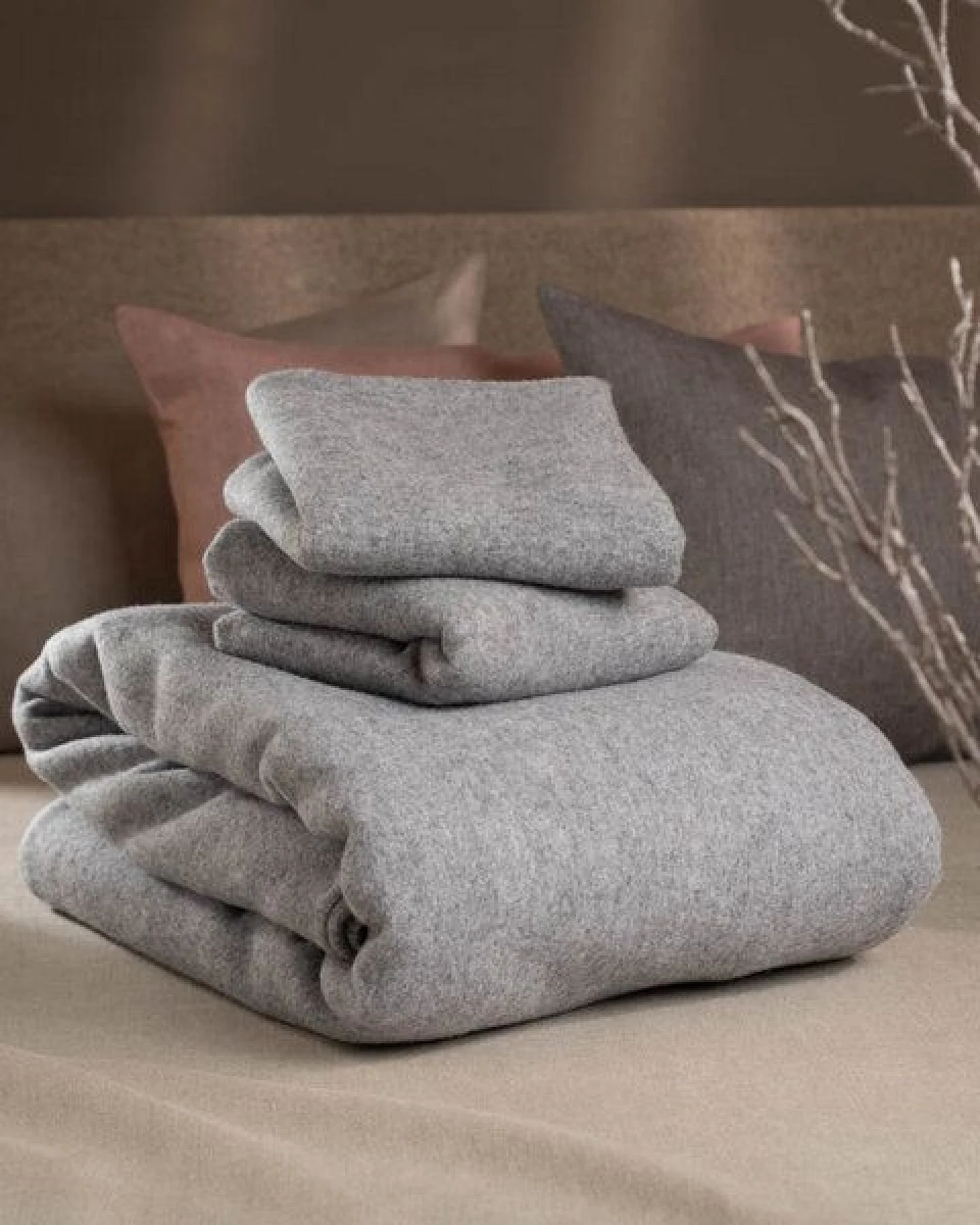 nahtur-design Extra warme Lodenbettwäsche aus Flauschloden – 100 % Schurwolle – Ansicht 2