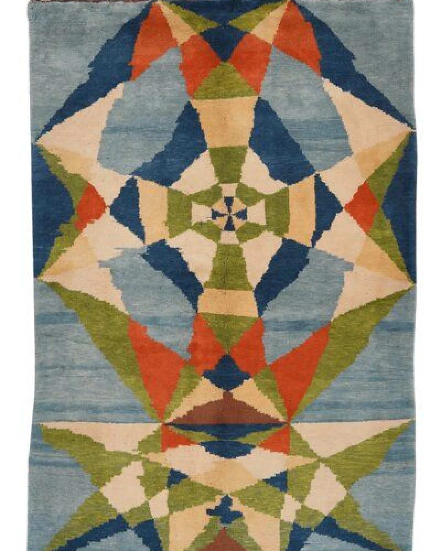 Konya Blau „Rugtales“ aus Schurwolle, 131x192 cm – Ansicht 3