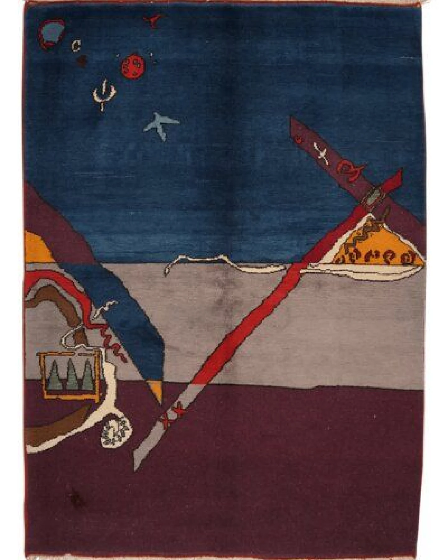 Konya Mehrfarbig „Rugtales“ aus Schurwolle, 143x196 cm – Ansicht 3