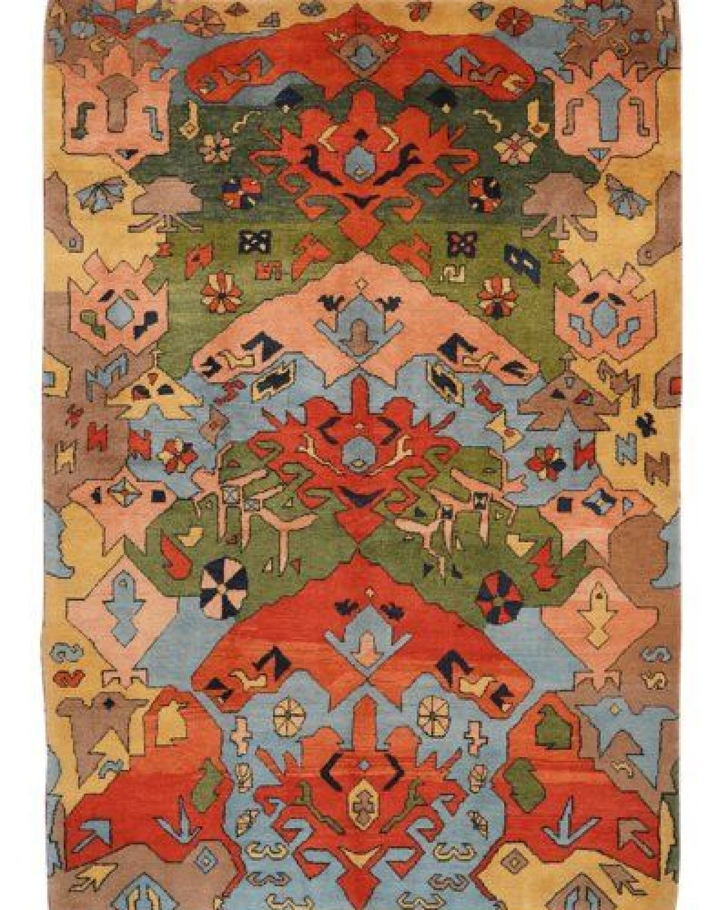Konya Mehrfarbig „Rugtales“ aus Schurwolle, 165x239 cm – Ansicht 3