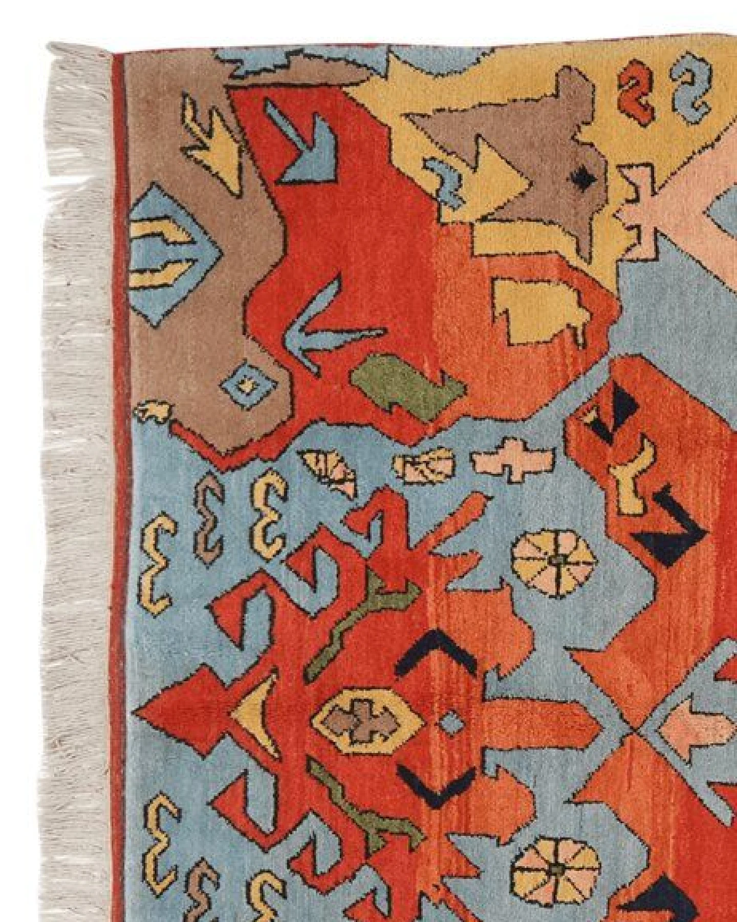 Konya Mehrfarbig „Rugtales“ aus Schurwolle, 165x239 cm – Ansicht 4
