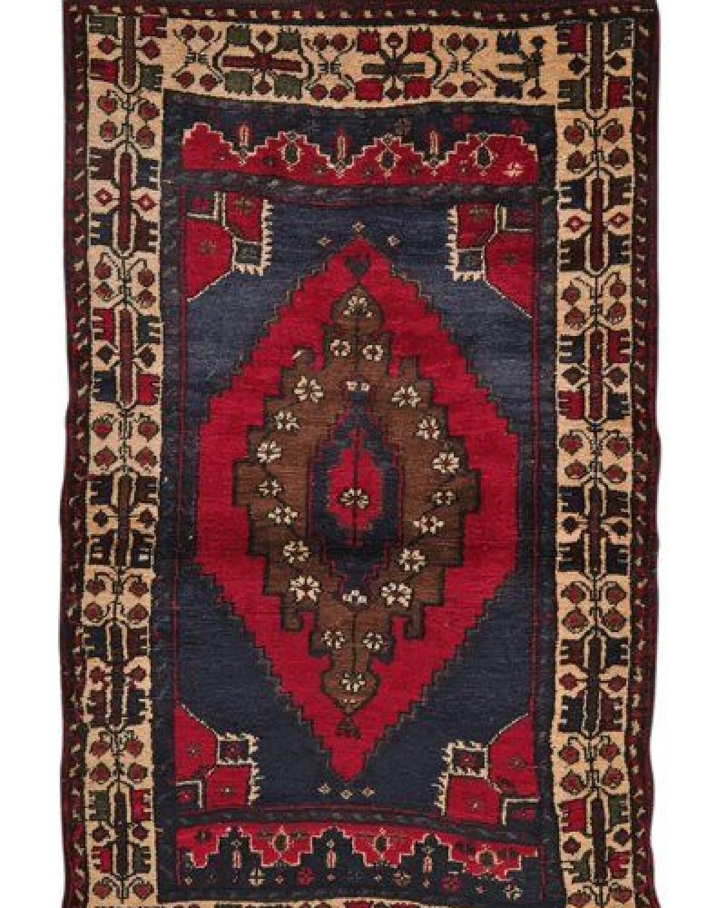 Konya Rot „Rugtales“ aus Schurwolle, 84x130 cm – Ansicht 3