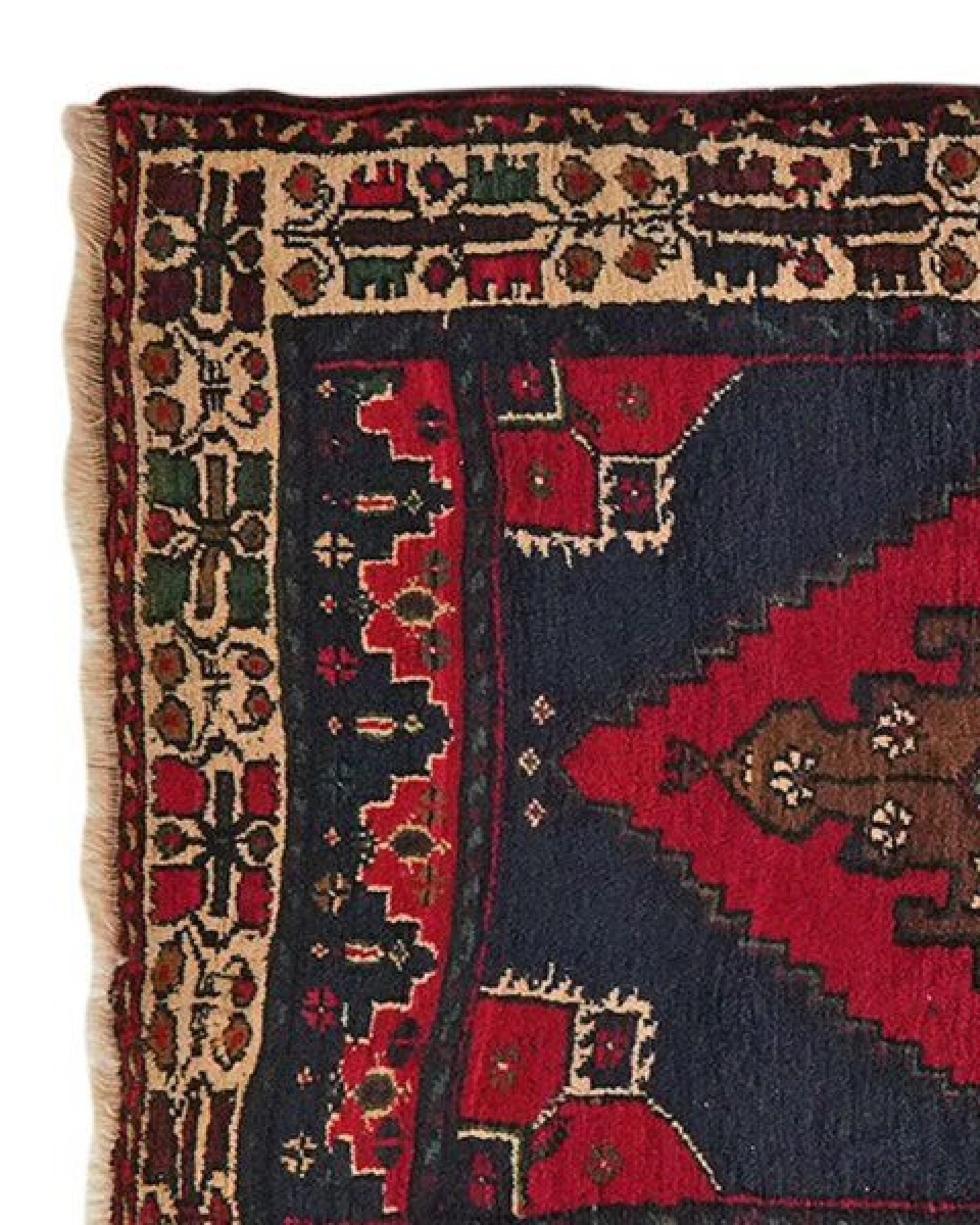Konya Rot „Rugtales“ aus Schurwolle, 84x130 cm – Ansicht 4