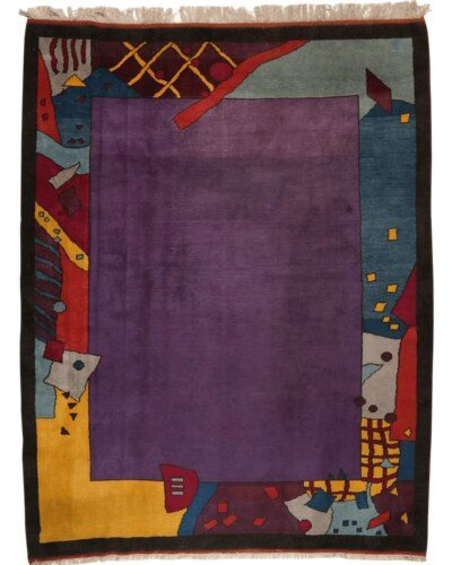 Konya Violett „Rugtales“ aus Schurwolle, 208x273 cm – Ansicht 3