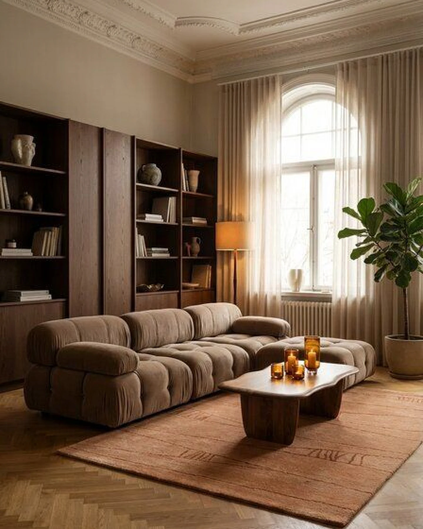 Nepal Beige „Rugtales“ aus Schurwolle, 122x187 cm – Ansicht 2