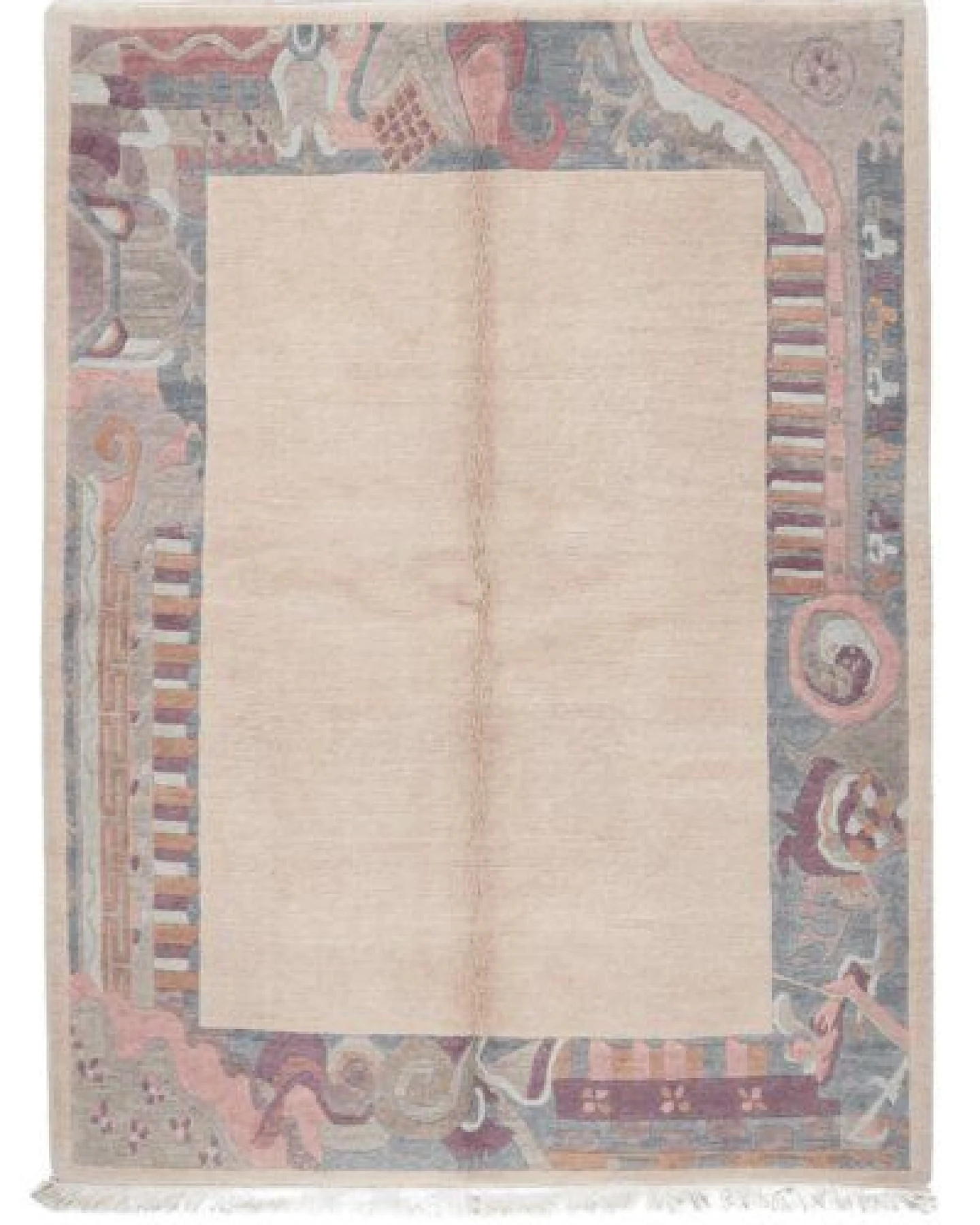 Nepal Beige „Rugtales“ aus Schurwolle, 172x222 cm – Ansicht 3
