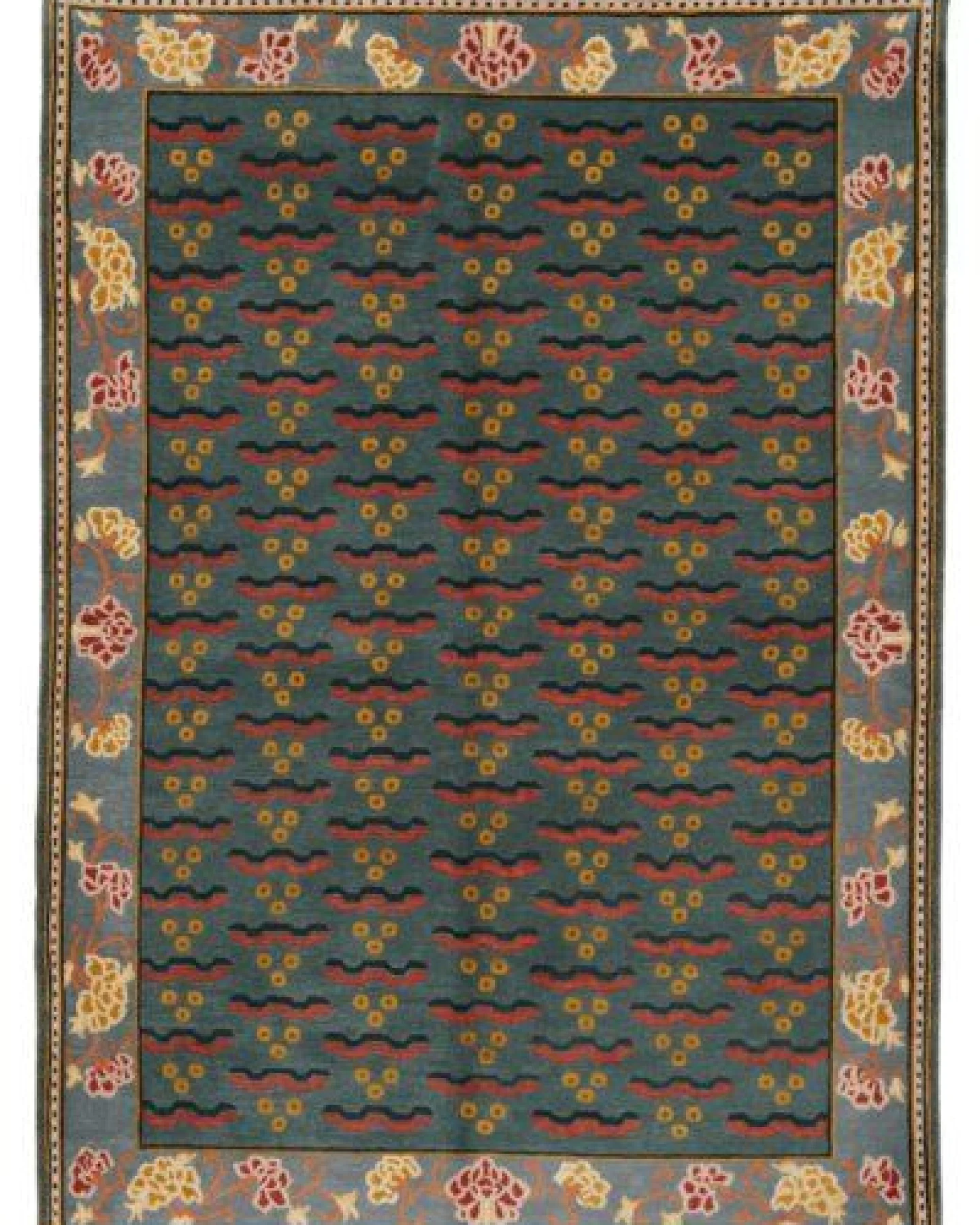 Nepal Grün „Rugtales“ aus Schurwolle, 158x223 cm – Ansicht 3