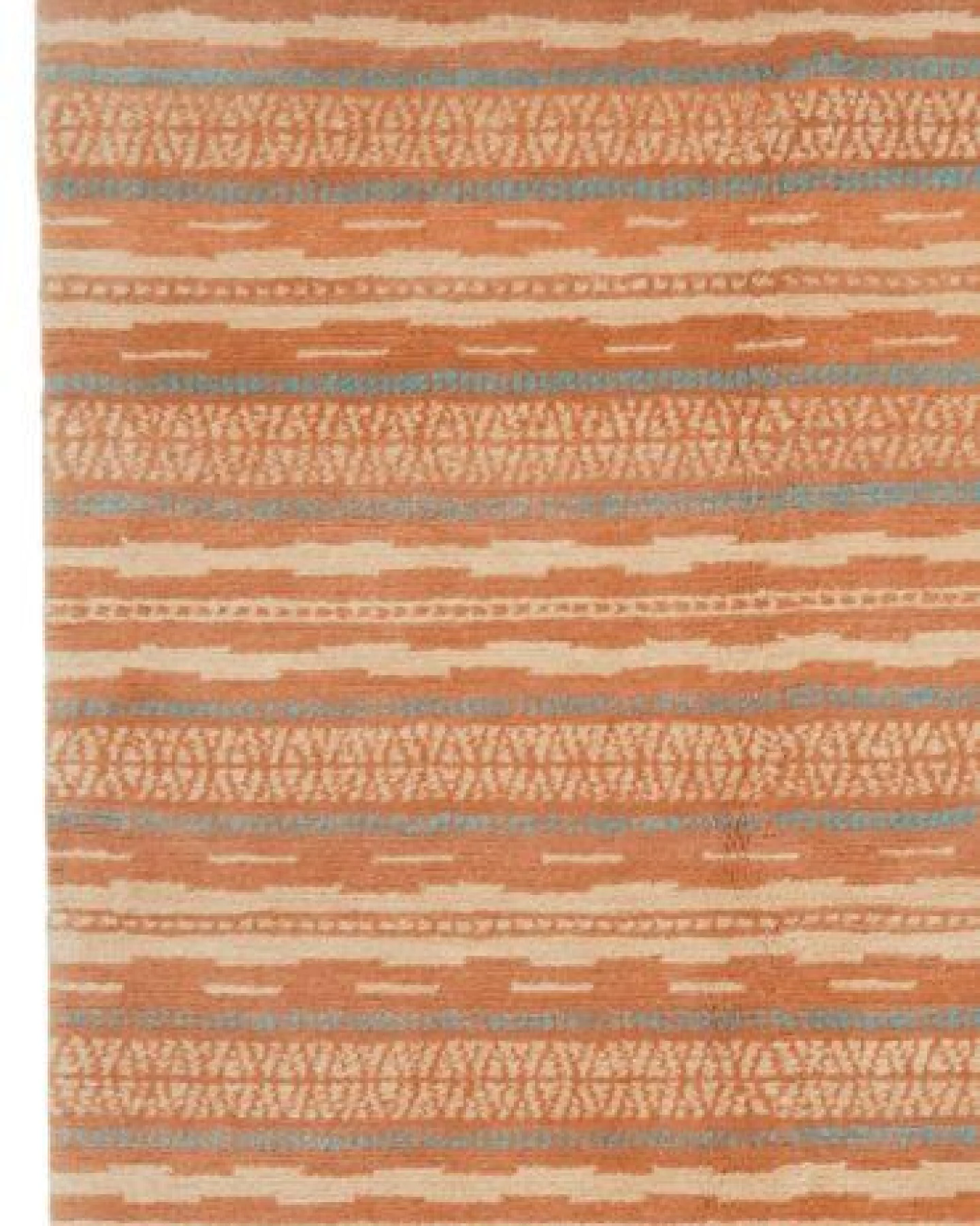 Nepal Orange „Rugtales“ aus Schurwolle, 202x253 cm – Ansicht 4