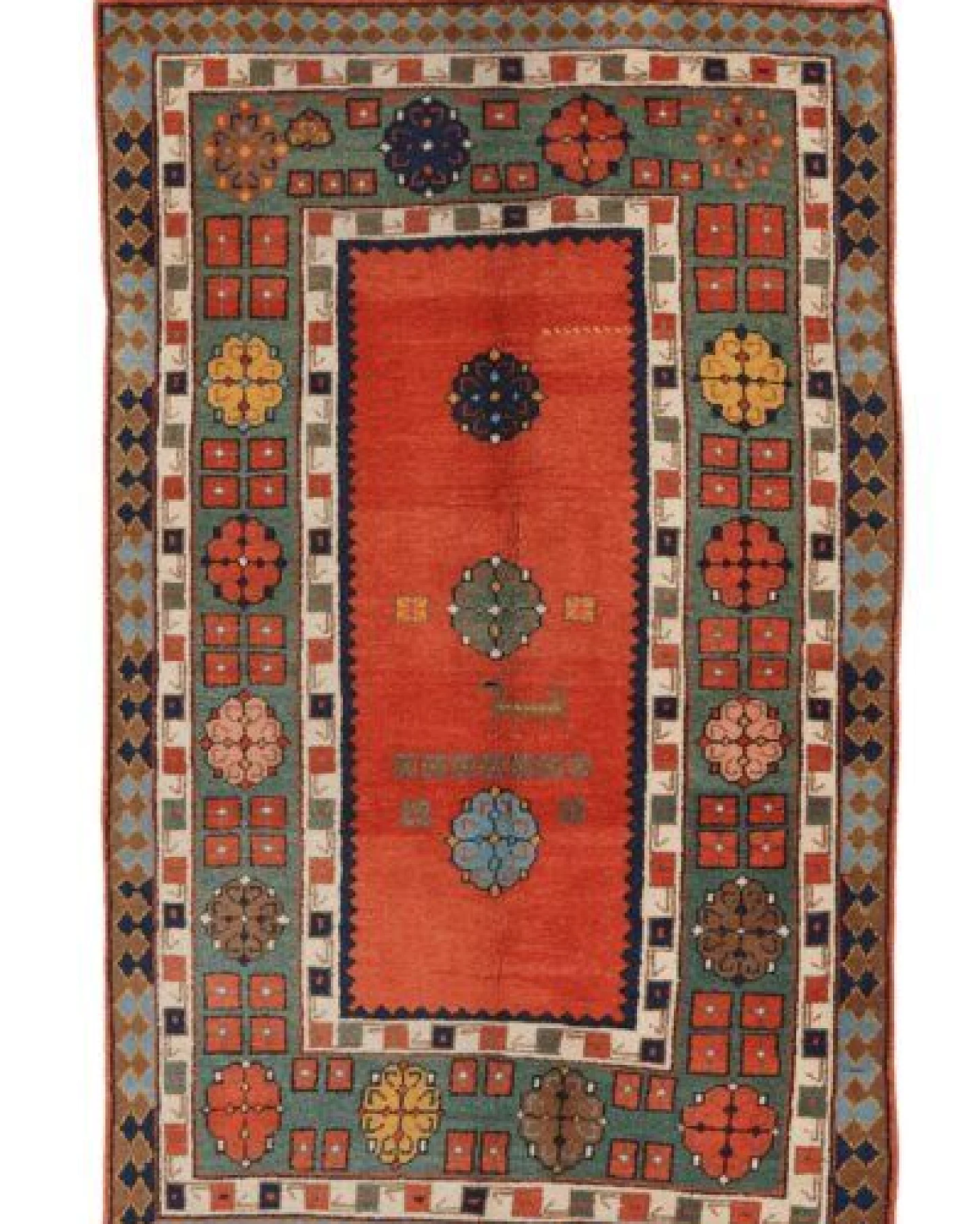 Nepal Rot „Rugtales“ aus Schurwolle, 130x205 cm – Ansicht 3
