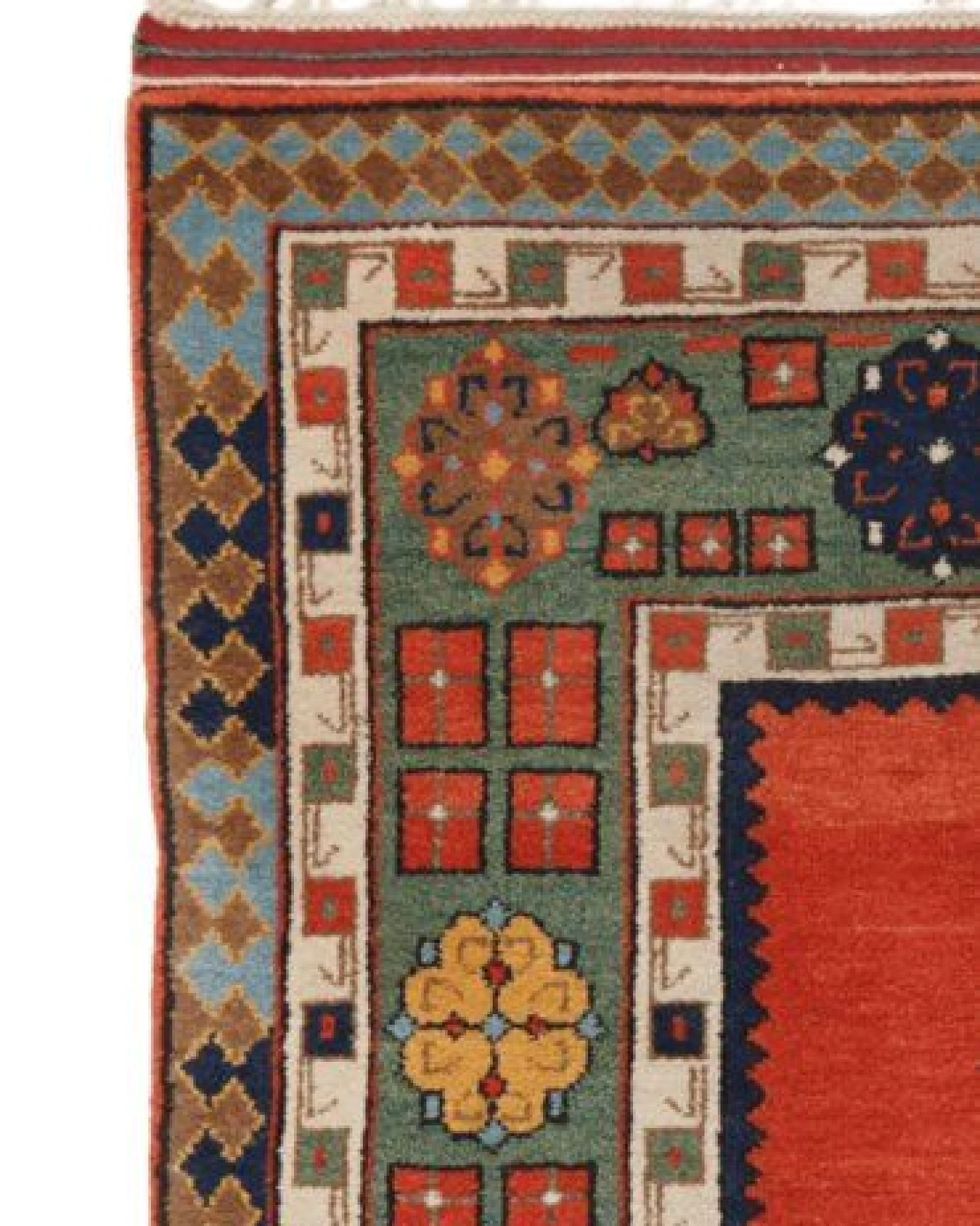 Nepal Rot „Rugtales“ aus Schurwolle, 130x205 cm – Ansicht 4