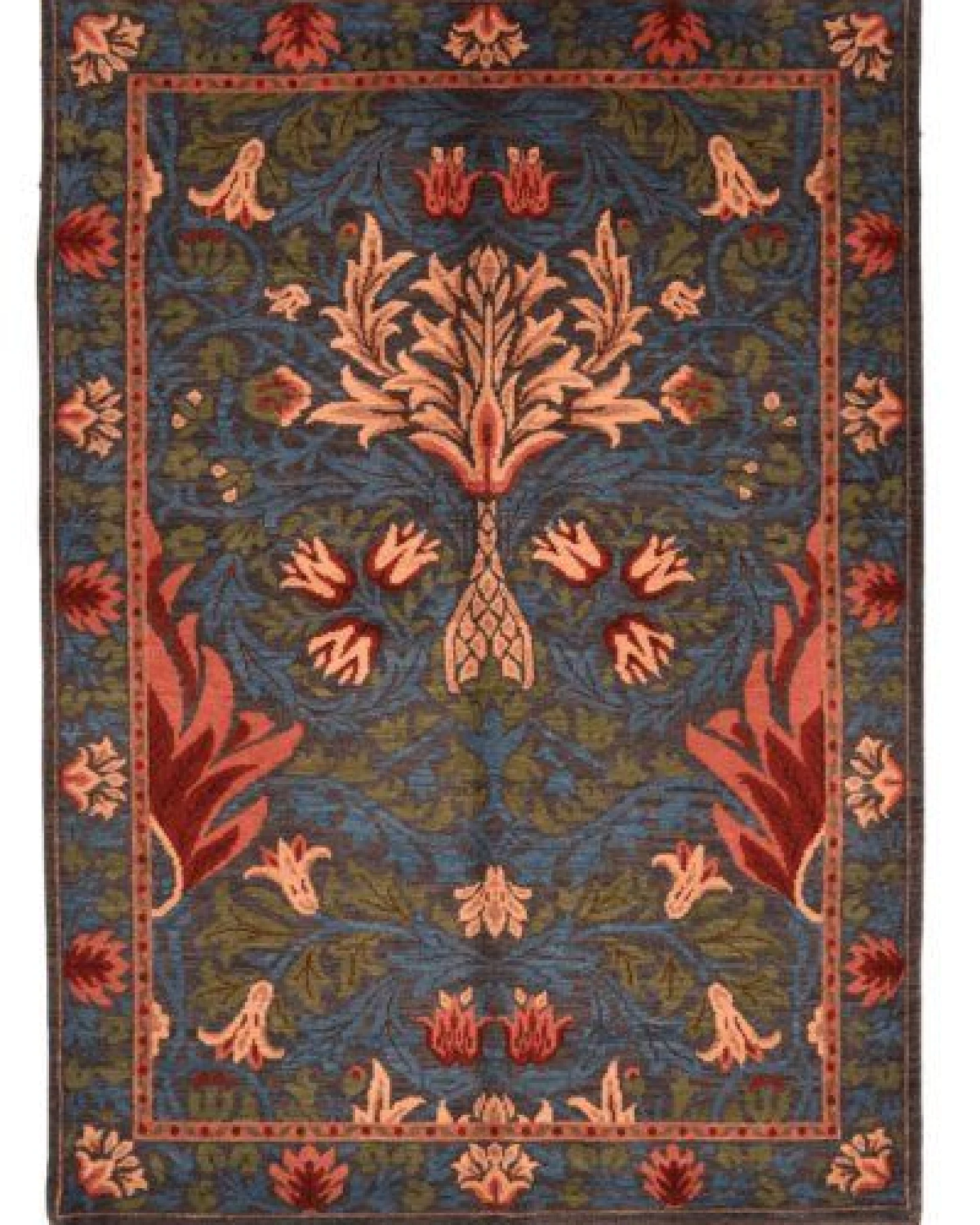Nepal Schwarz „Rugtales“ aus Schurwolle, 170x240 cm – Ansicht 3