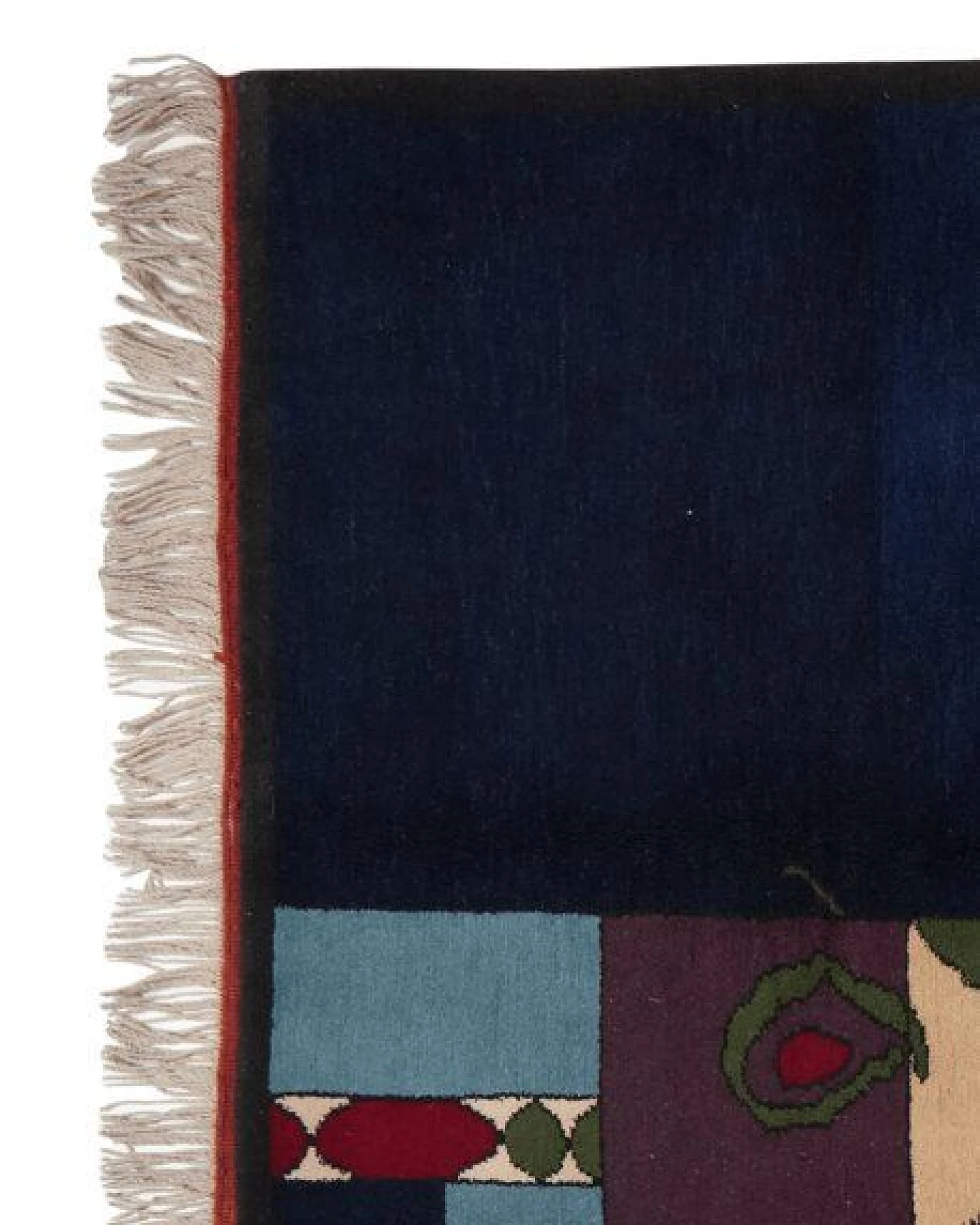 Konya Blau „Rugtales“ aus Schurwolle, 148x192 cm – Ansicht 4