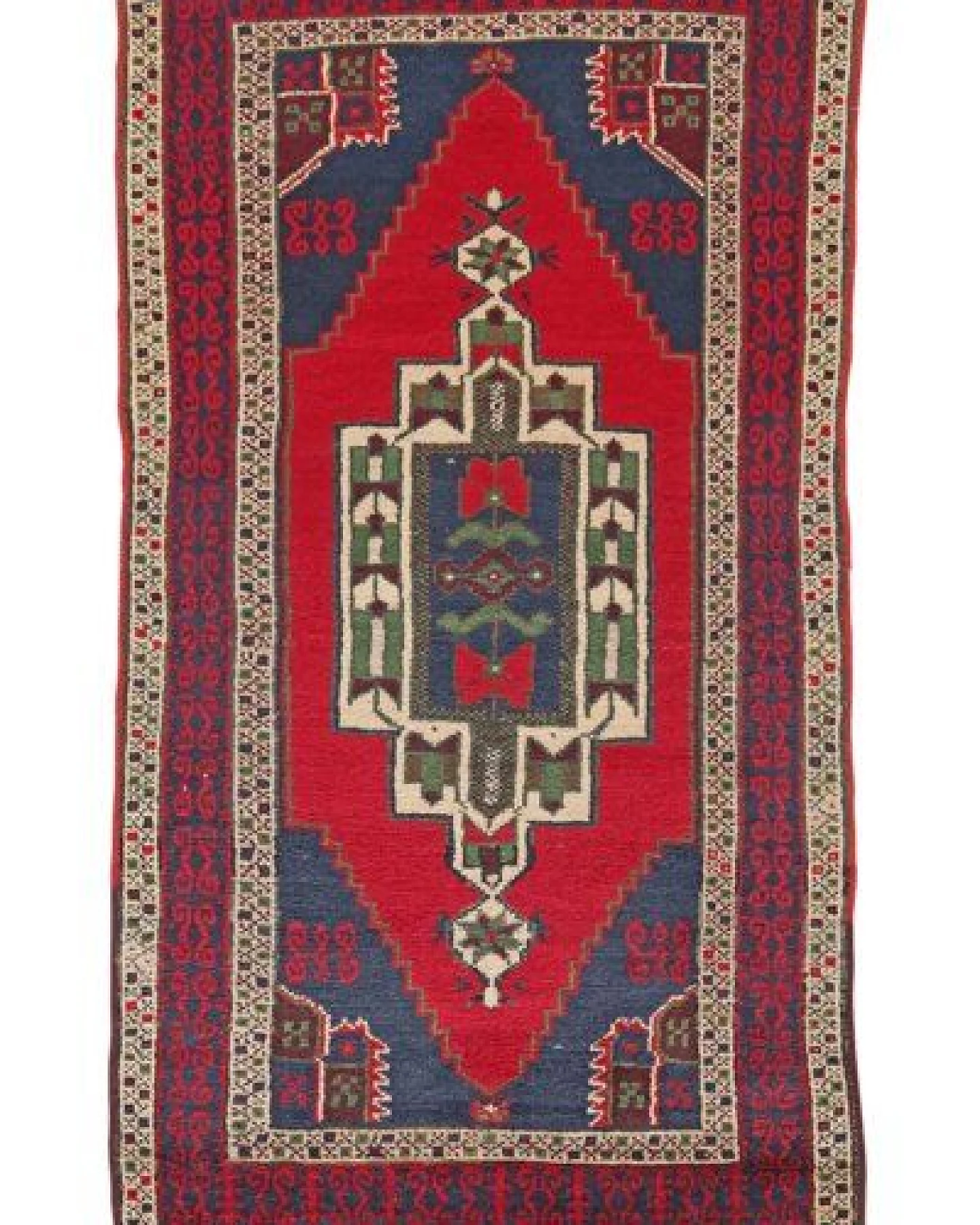 Konya Rot „Rugtales“ aus Schurwolle, 86x167 cm – Ansicht 3
