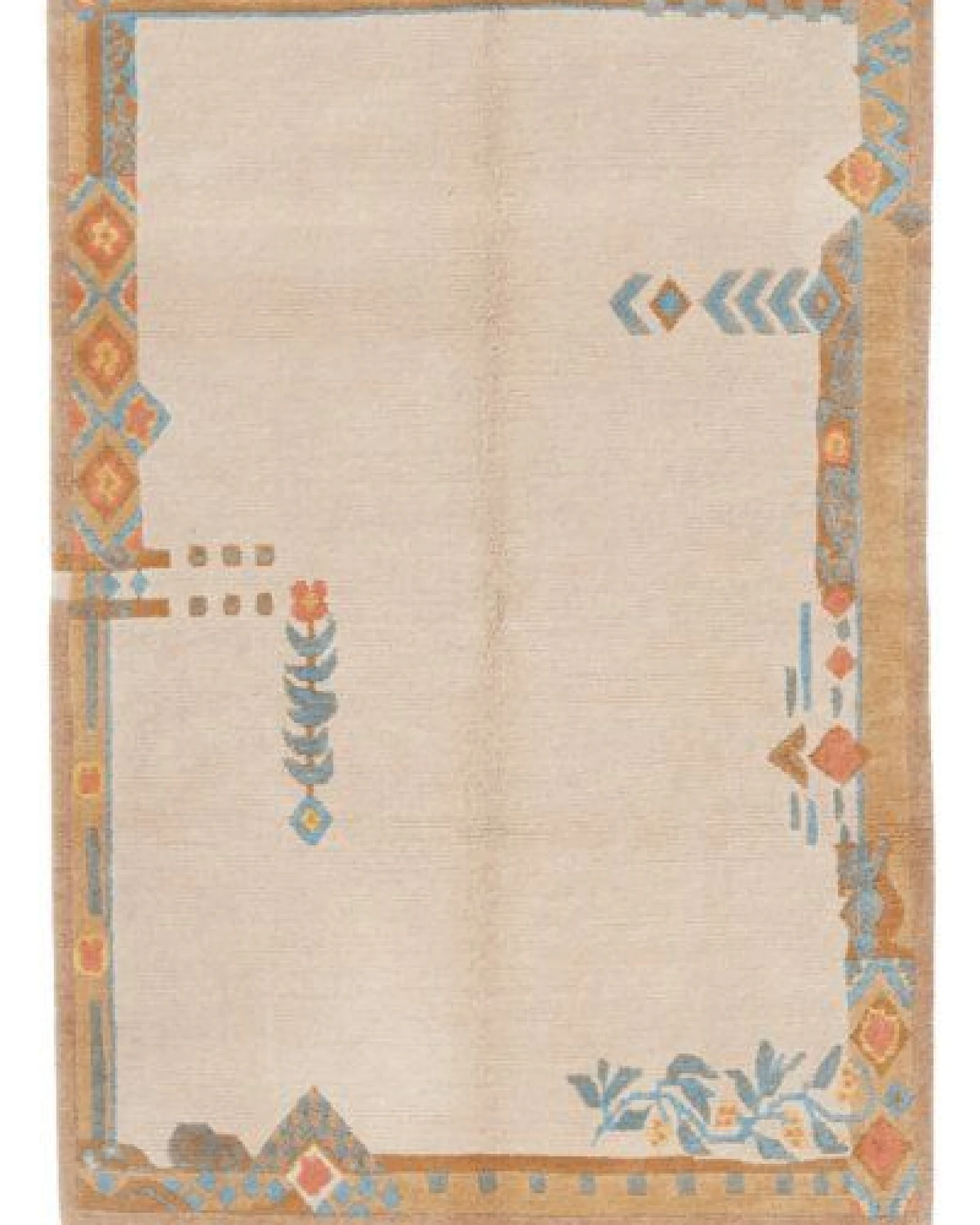 Nepal Beige „Rugtales“ aus Schurwolle, 122x188 cm – Ansicht 3