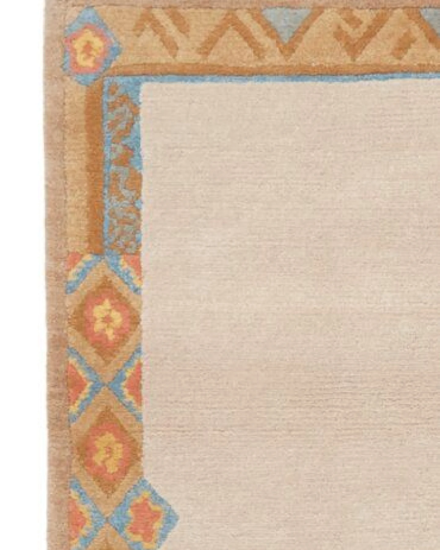 Nepal Beige „Rugtales“ aus Schurwolle, 122x188 cm – Ansicht 4