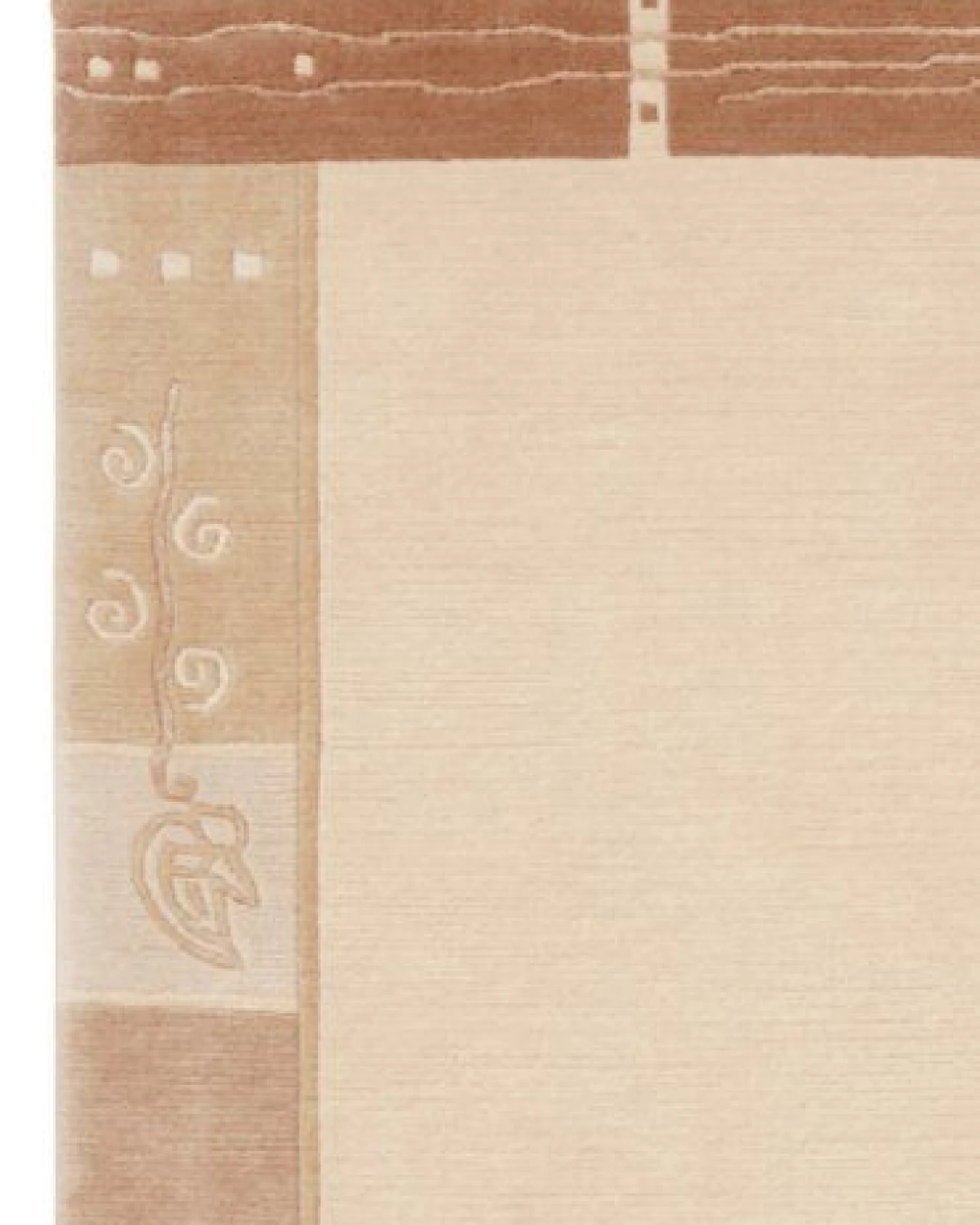 Nepal Beige „Rugtales“ aus Schurwolle, 142x201 cm – Ansicht 4