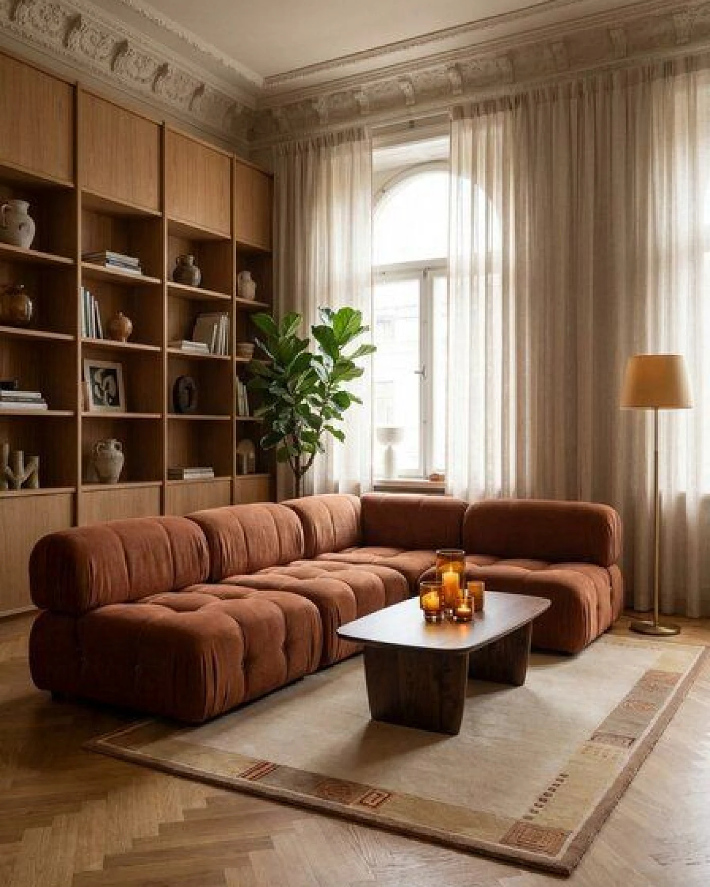 Nepal Beige „Rugtales“ aus Schurwolle, 143x199 cm – Ansicht 2