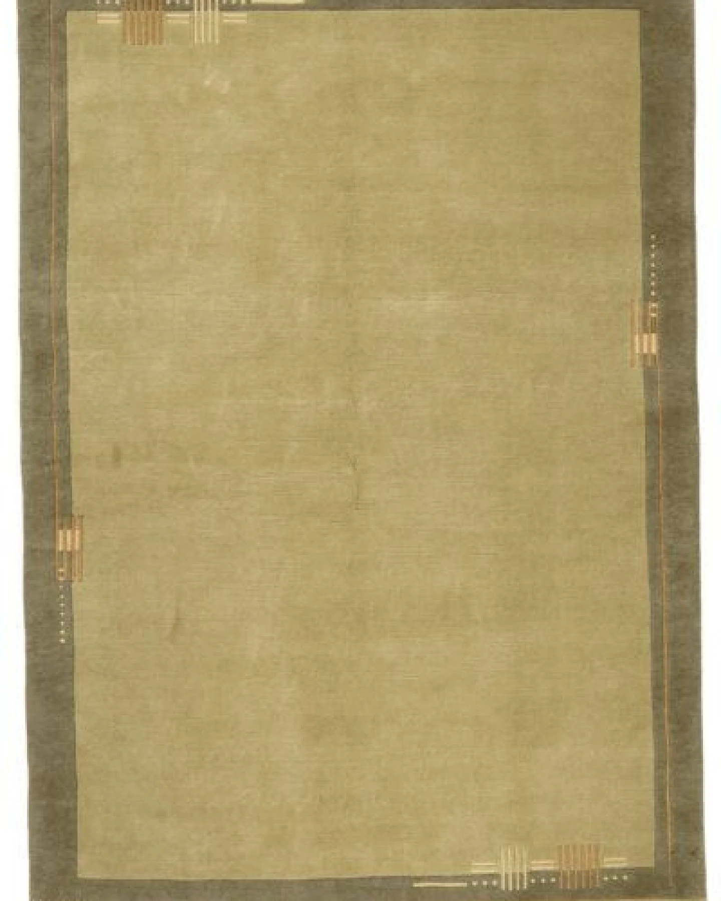 Nepal Grün „Rugtales“ aus Schurwolle, 171x245 cm – Ansicht 3