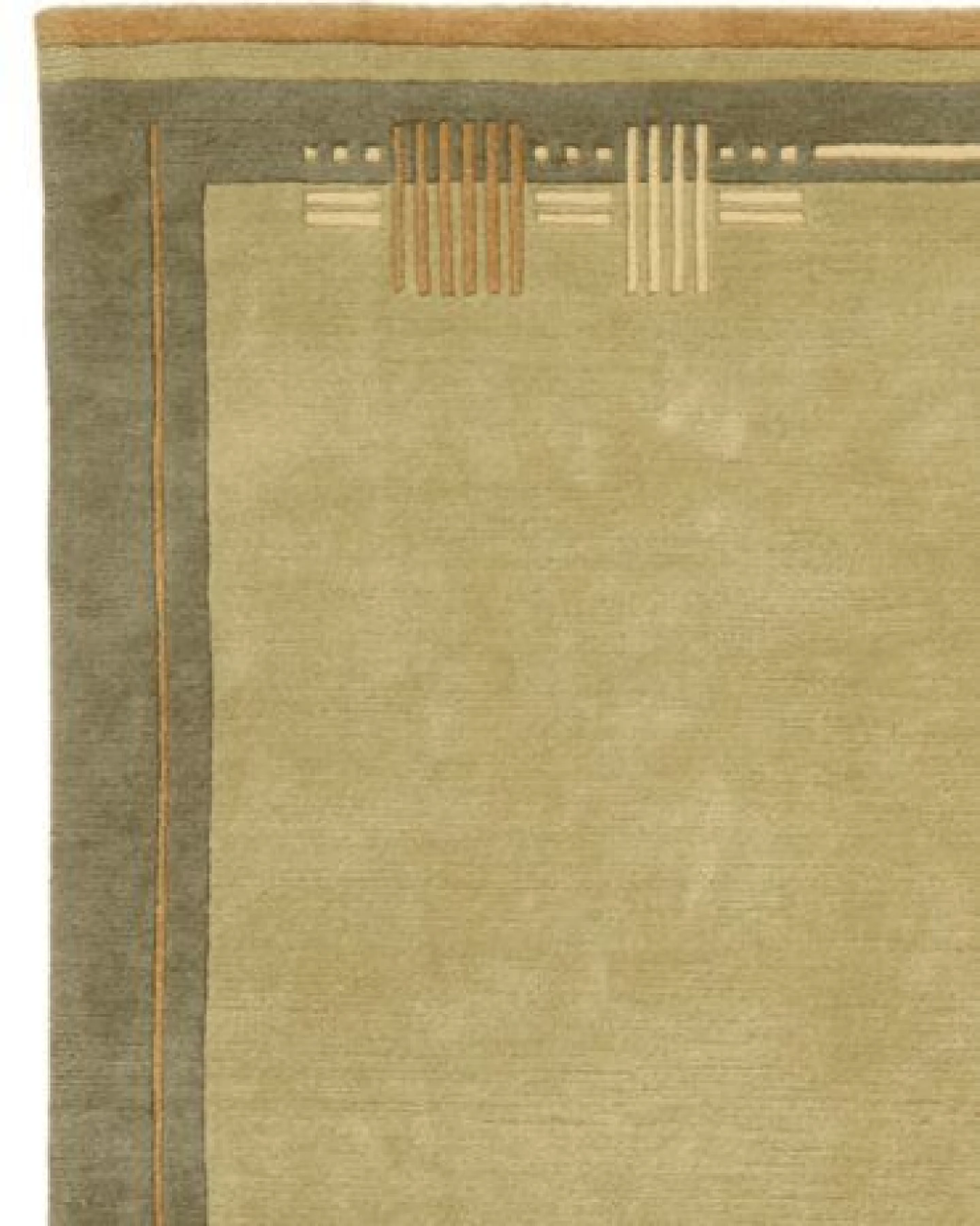 Nepal Grün „Rugtales“ aus Schurwolle, 171x245 cm – Ansicht 4