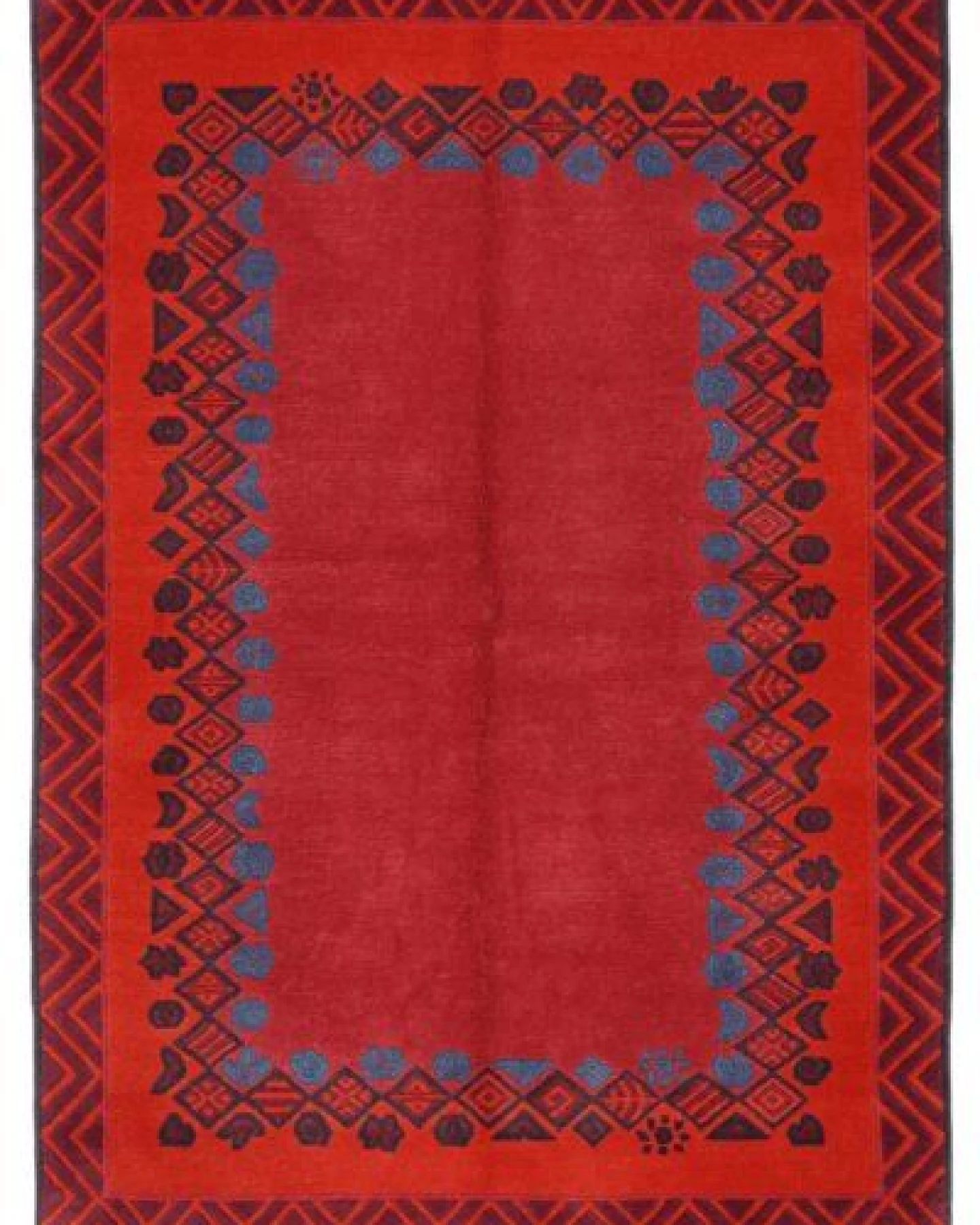 Nepal Rot „Rugtales“ aus Schurwolle, 172x243 cm – Ansicht 3