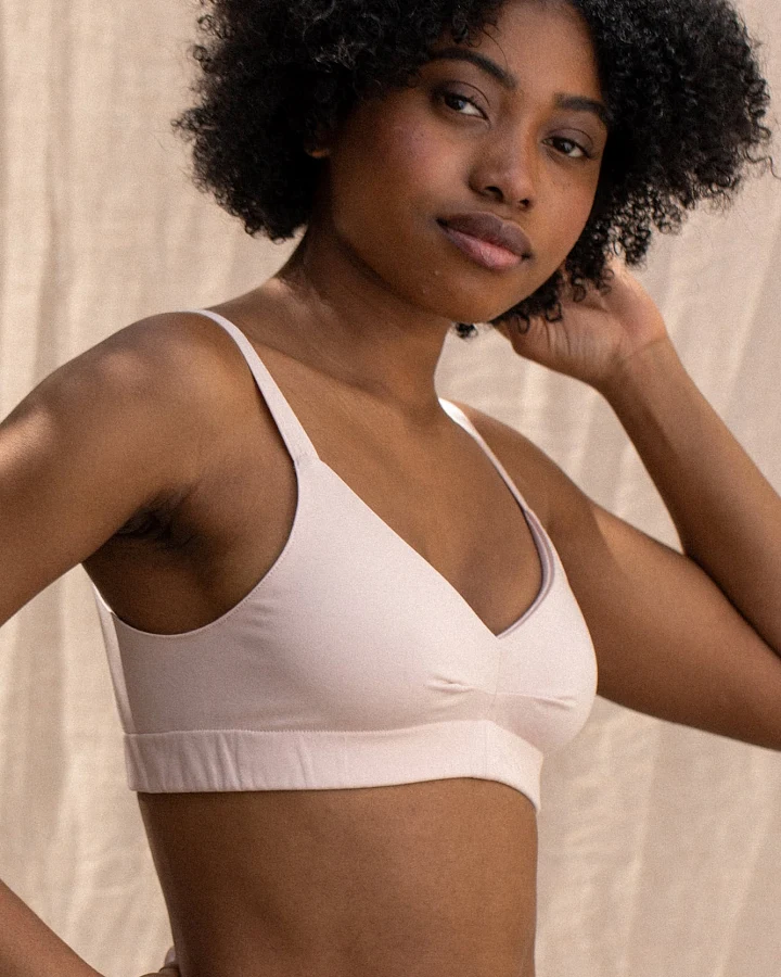 Olly Lingerie Damen vegan Bh Mei Rosa