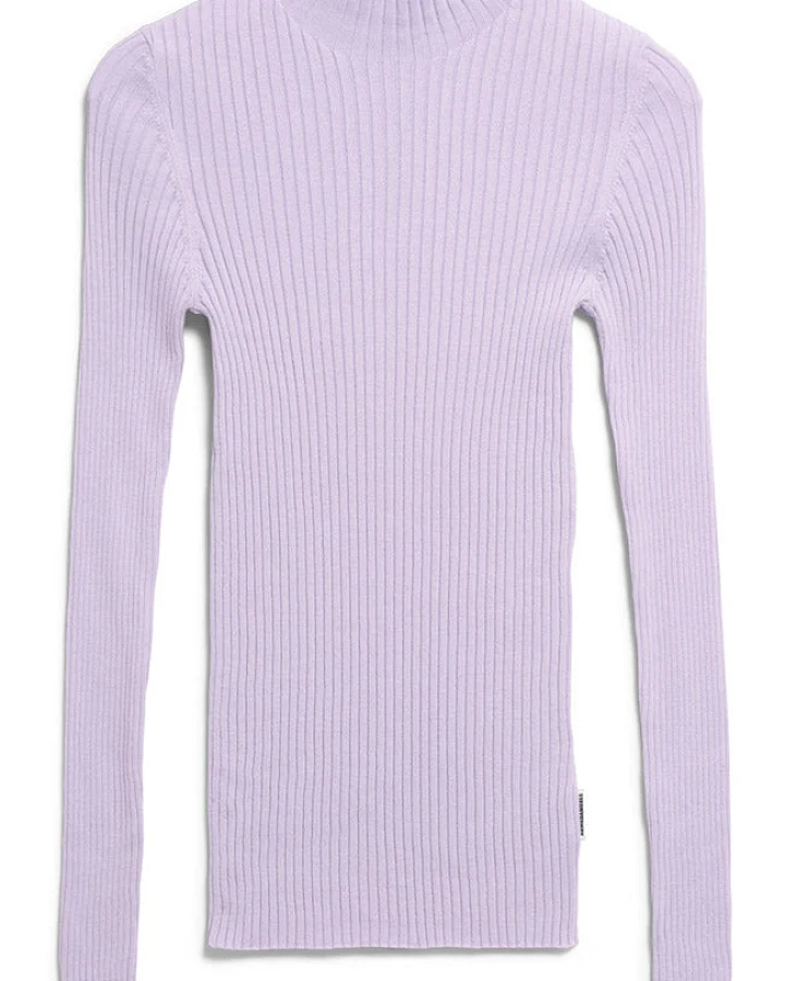 ARMEDANGELS Damen vegan Rollkragentop Alaania Moonlit Lilac
