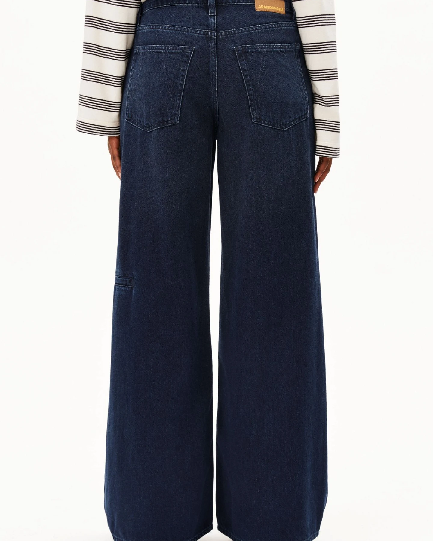 Jeans Astraeaas Mid Waist Wide Fluid Ink – Ansicht 2