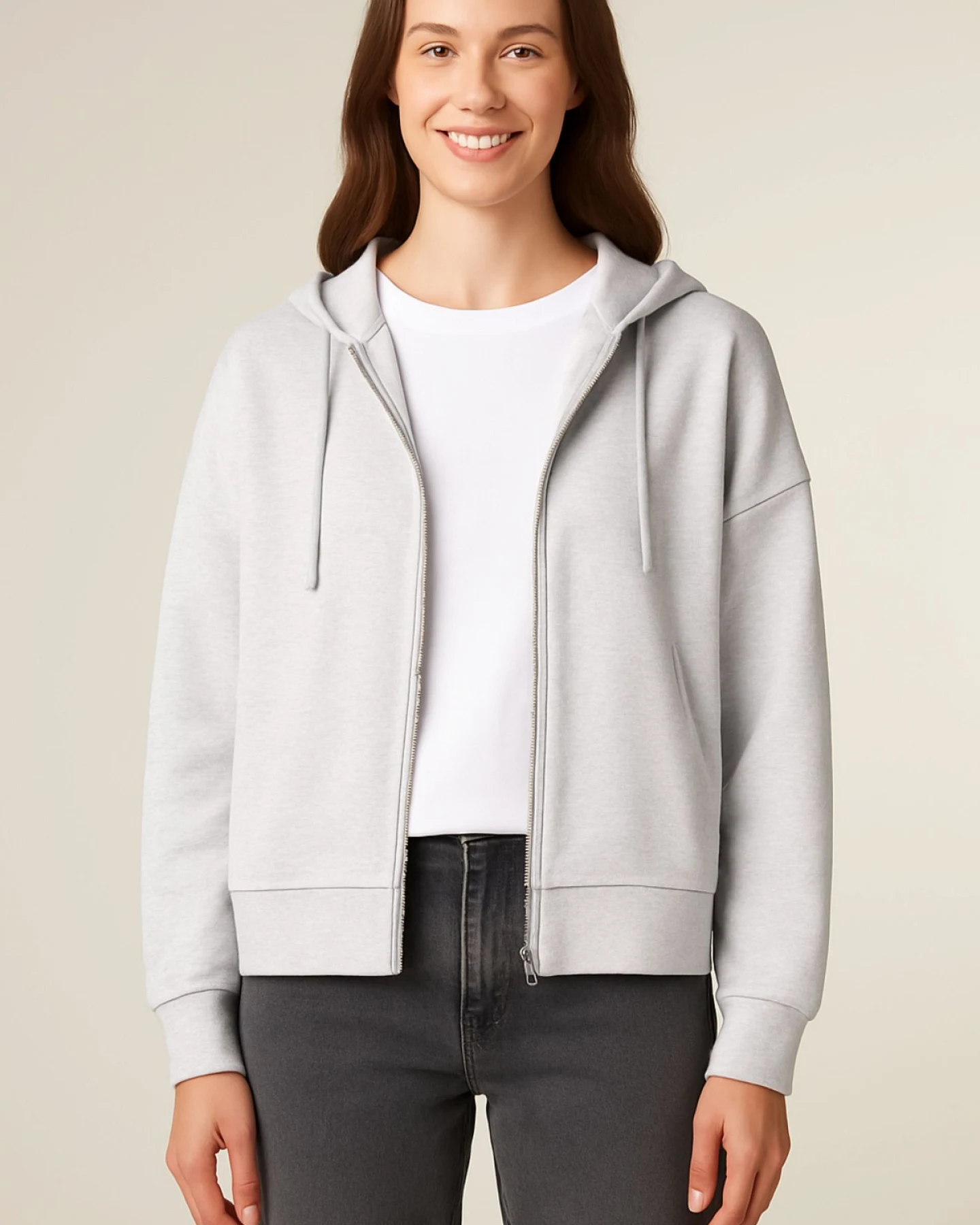 Basic Ziphoodie Ida – Ansicht 3