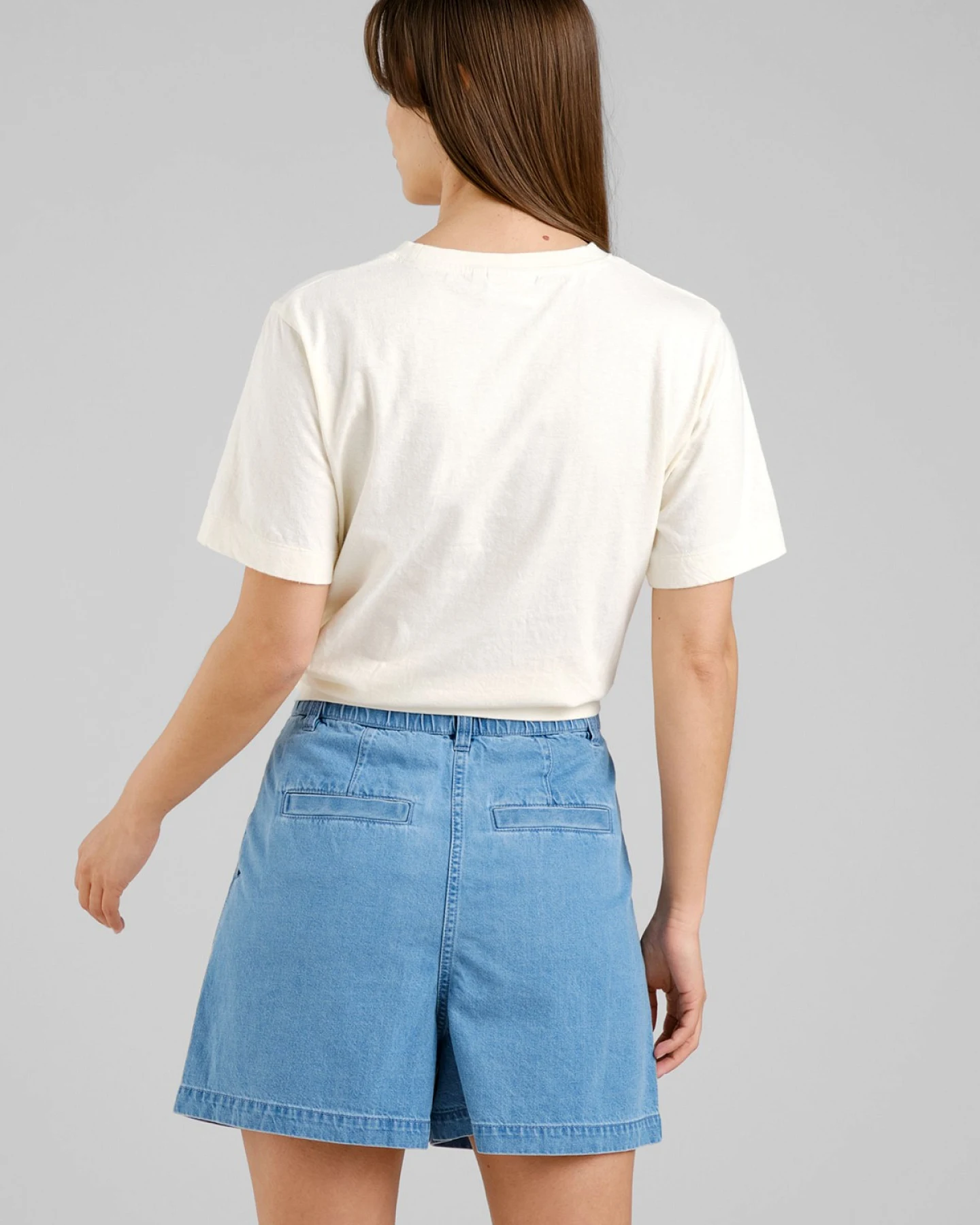 Shorts Djupvik Denim Blau – Ansicht 2