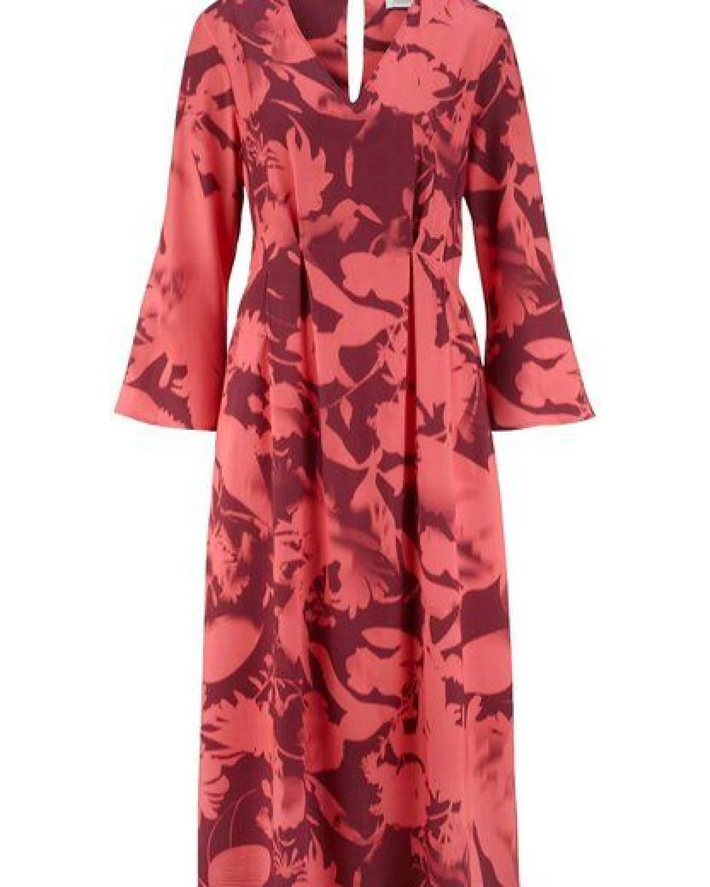 hessnatur Print Kleid Midi Relaxed aus reiner LENZING ECOVERO Viskose – Ansicht 3