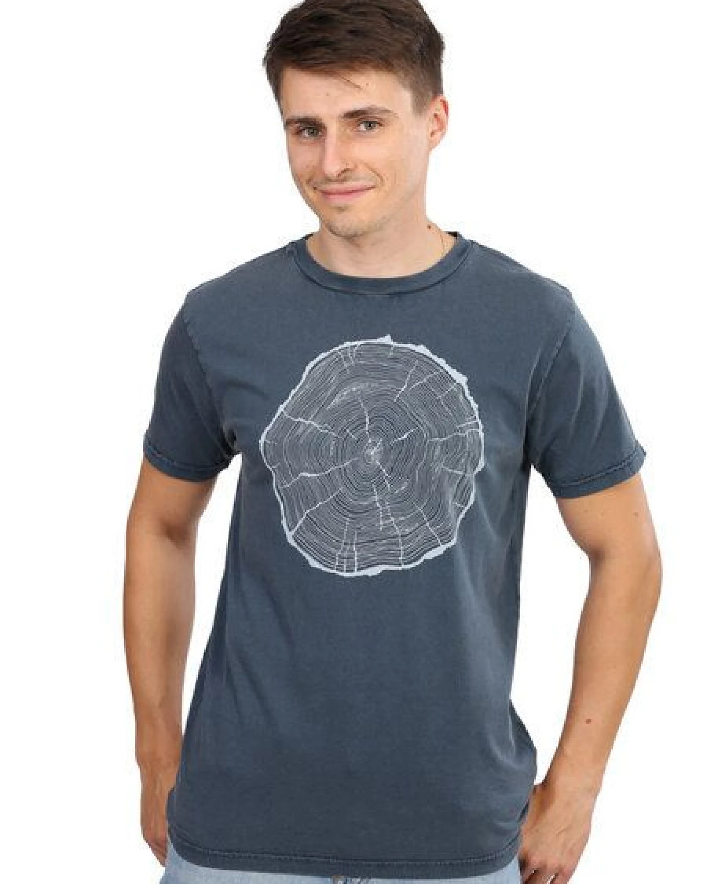 Life-Tree Organic Fairwear Shirt Men Organic Fairwear Stone BigSlice – Ansicht 2