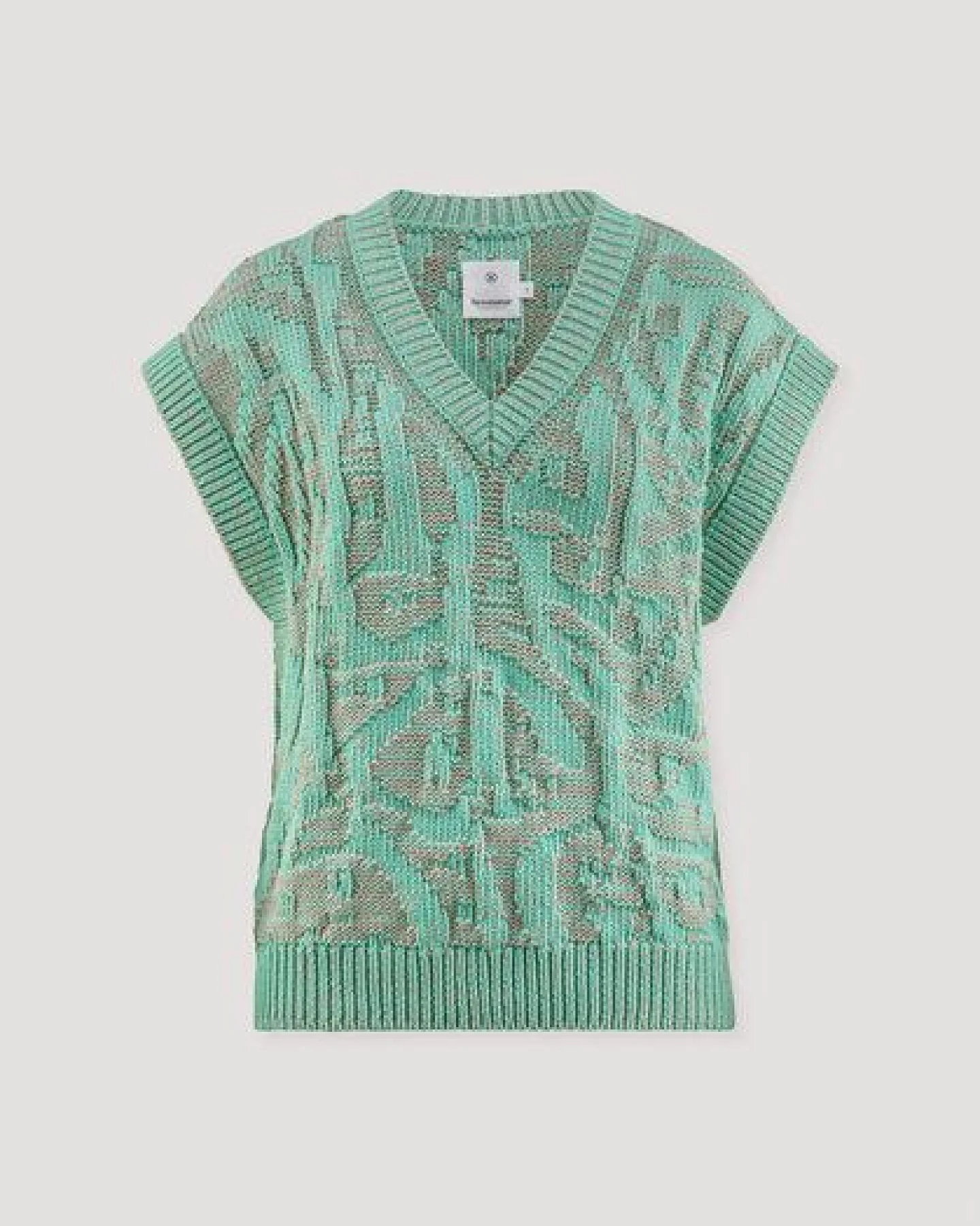 hessnatur Jacquard Strick Pullover Relaxed aus reiner Bio-Baumwolle – Ansicht 4