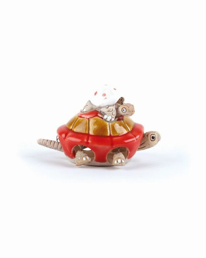 El Puente Deko-Figur "Wackel-Schildkröte Mama und Kind"