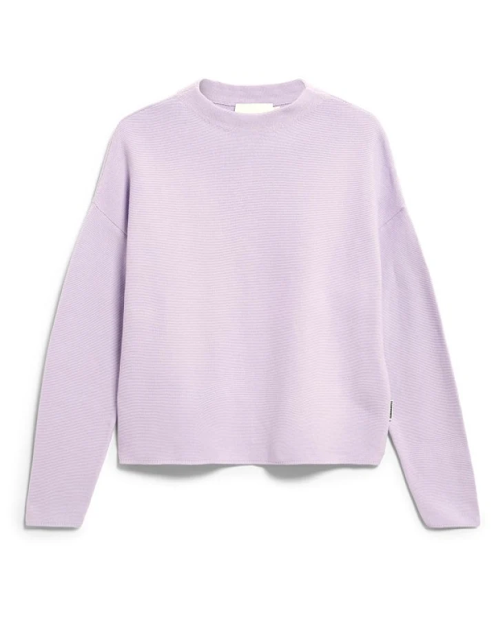 ARMEDANGELS - Women's Merinaa Links Links Sweater - Pullover Gr S lila/rosa