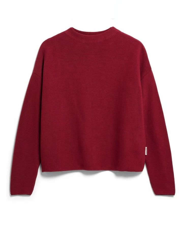 ARMEDANGELS - Women's Merinaa Links Links Sweater - Pullover Gr M rot