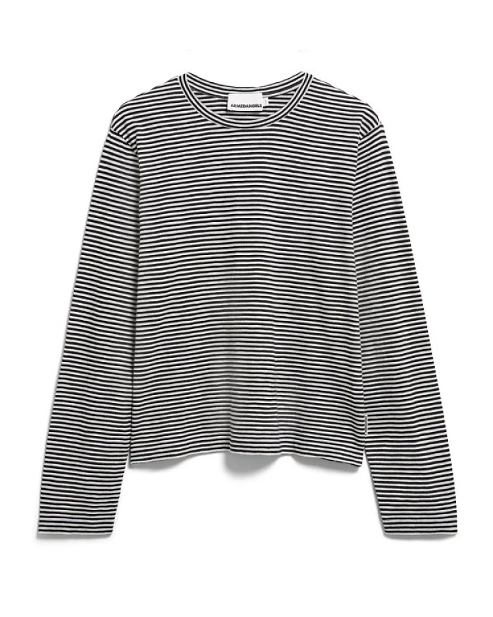 ARMEDANGELS - Women's Slub Jersey Stripe Longsleeve - Longsleeve Gr XS grau