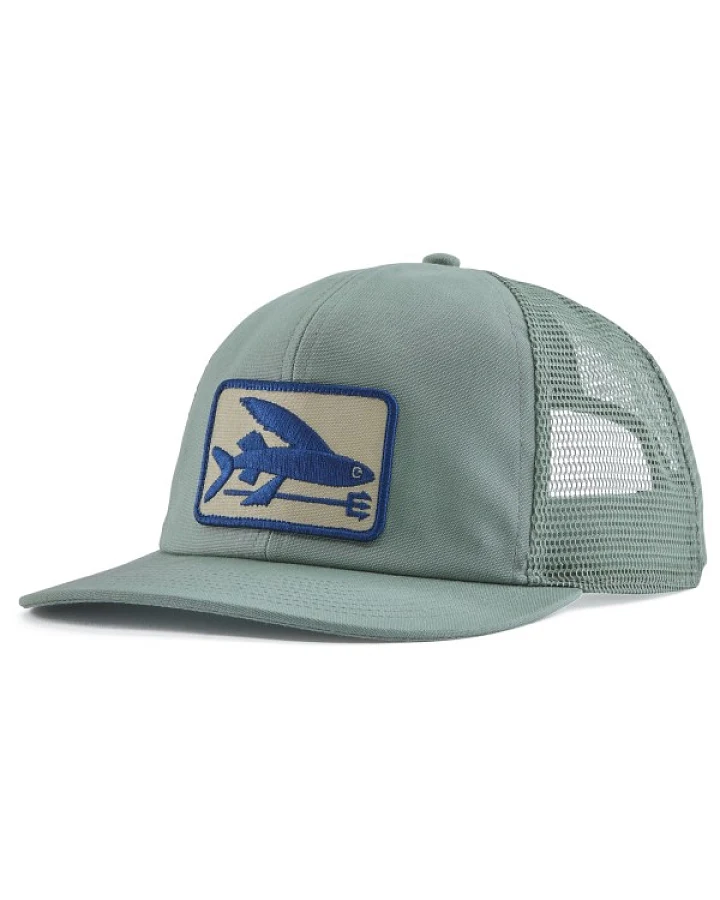 Patagonia - Flying Fish Relaxed Trucker Hat - Cap Gr One Size türkis