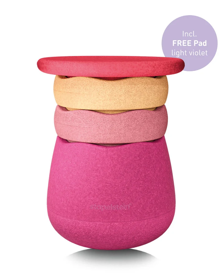 Stapelstein - Stapelstein® Dynamic 4er Set flowers + Pad