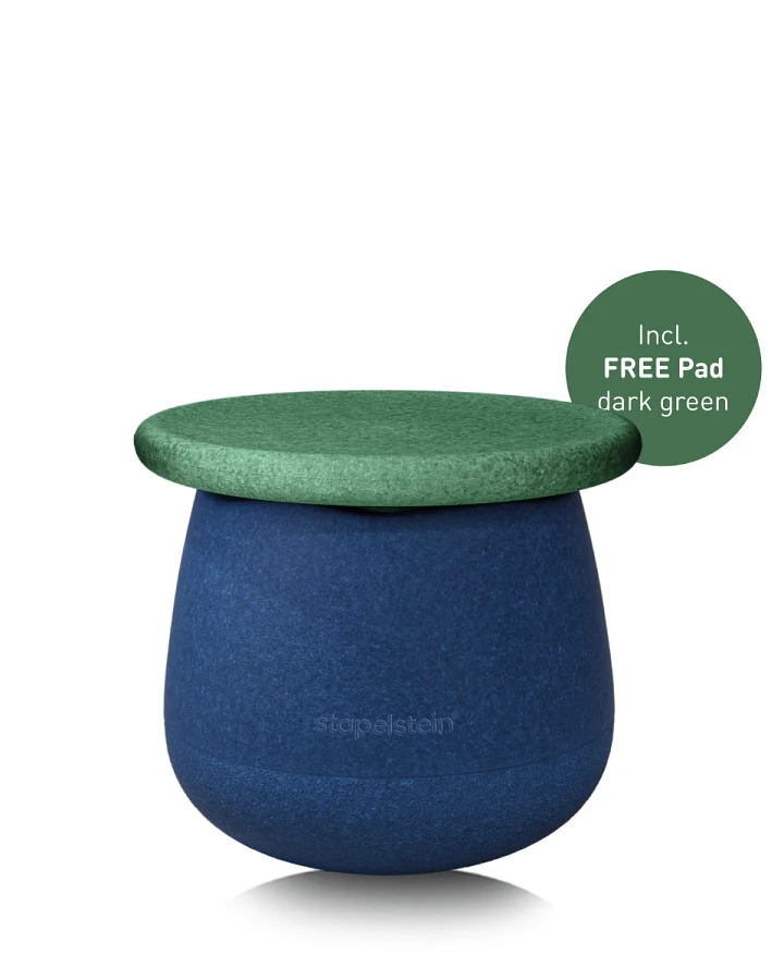 Stapelstein - Stapelstein® Dynamic small 2er Set waters & greens + Pad