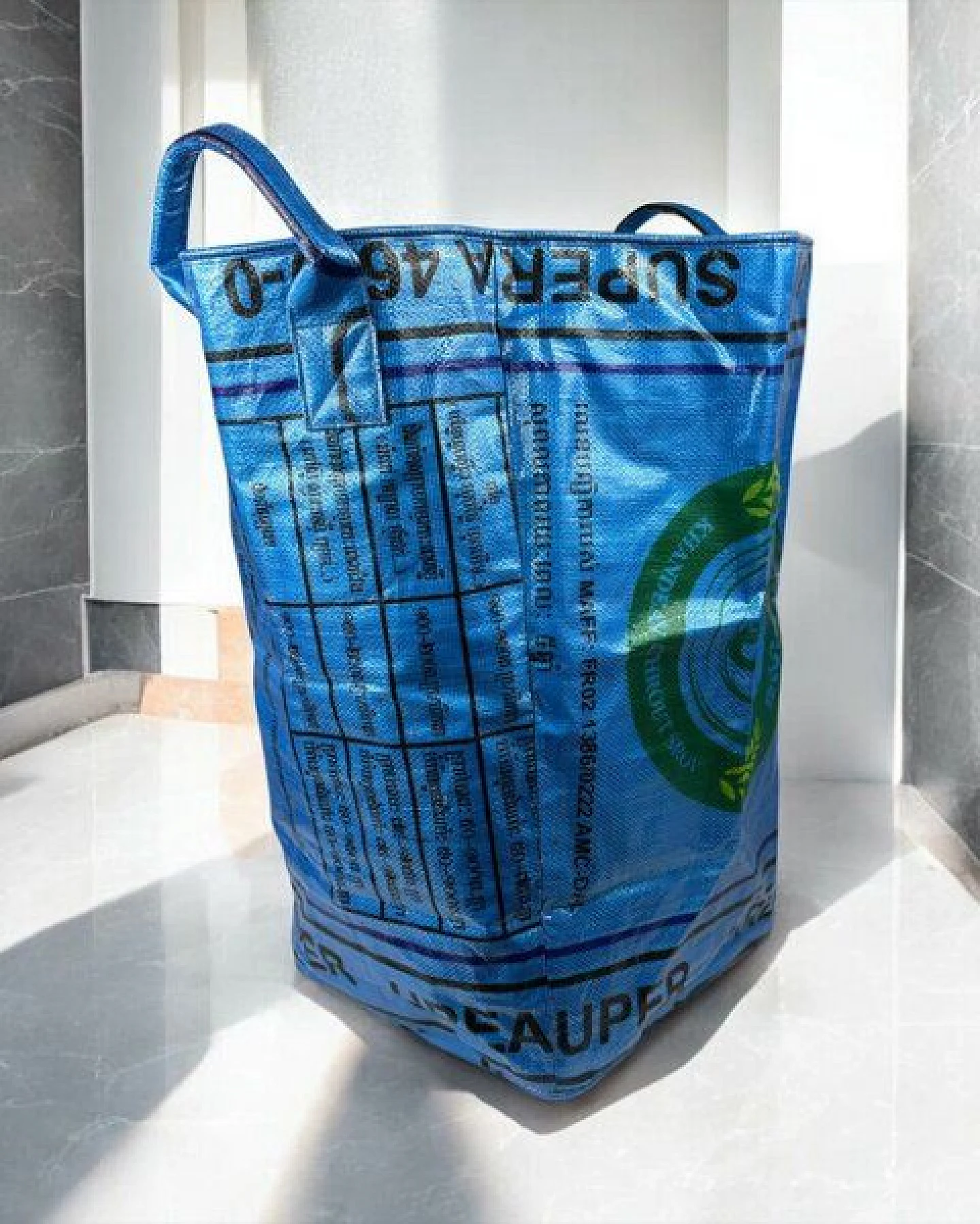 Beadbags Multifunktionaler Wäschesack Ri8 recycelter Reissack – Ansicht 2