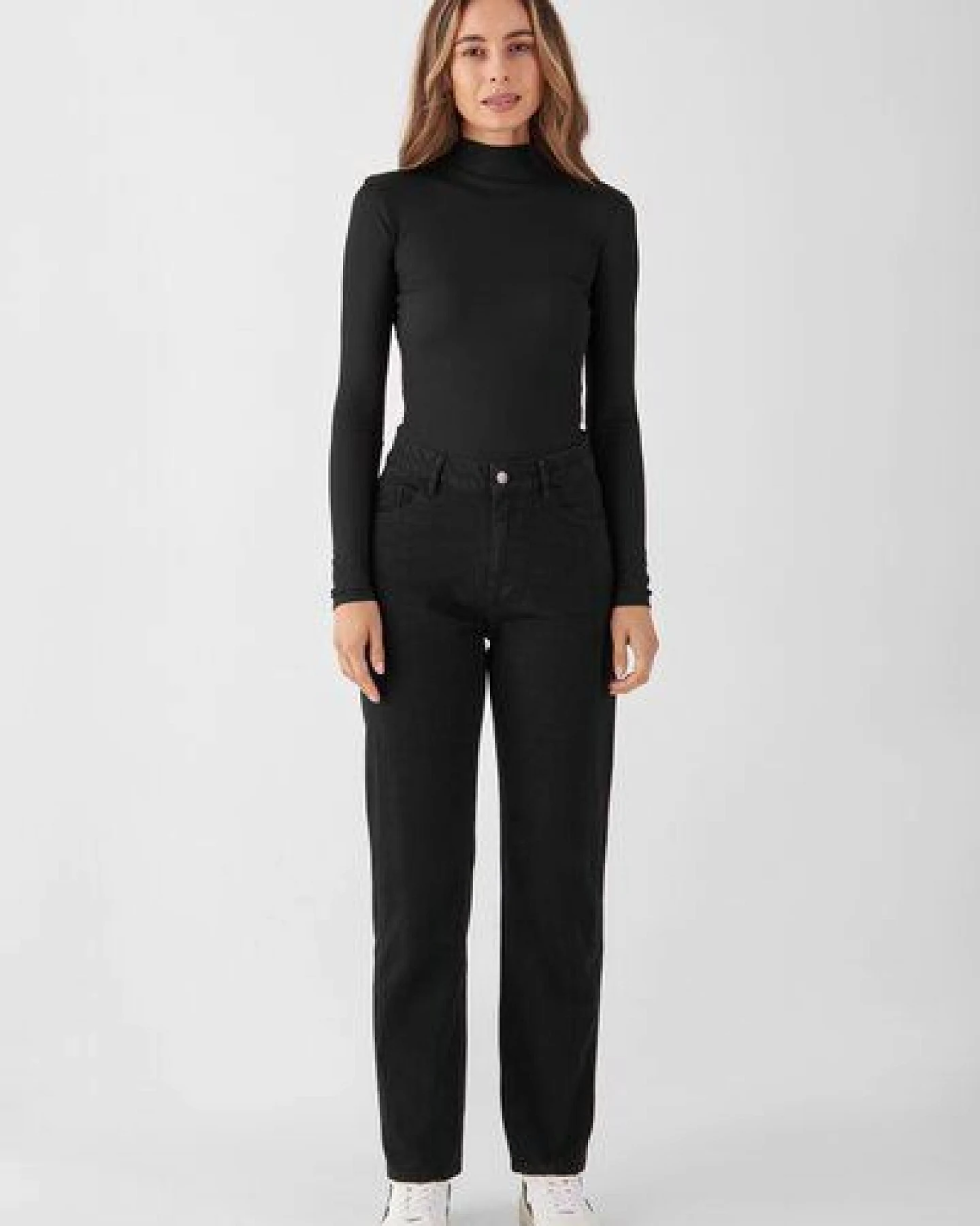 DAWN Jeans MORNING Straight Black-Black – Ansicht 2