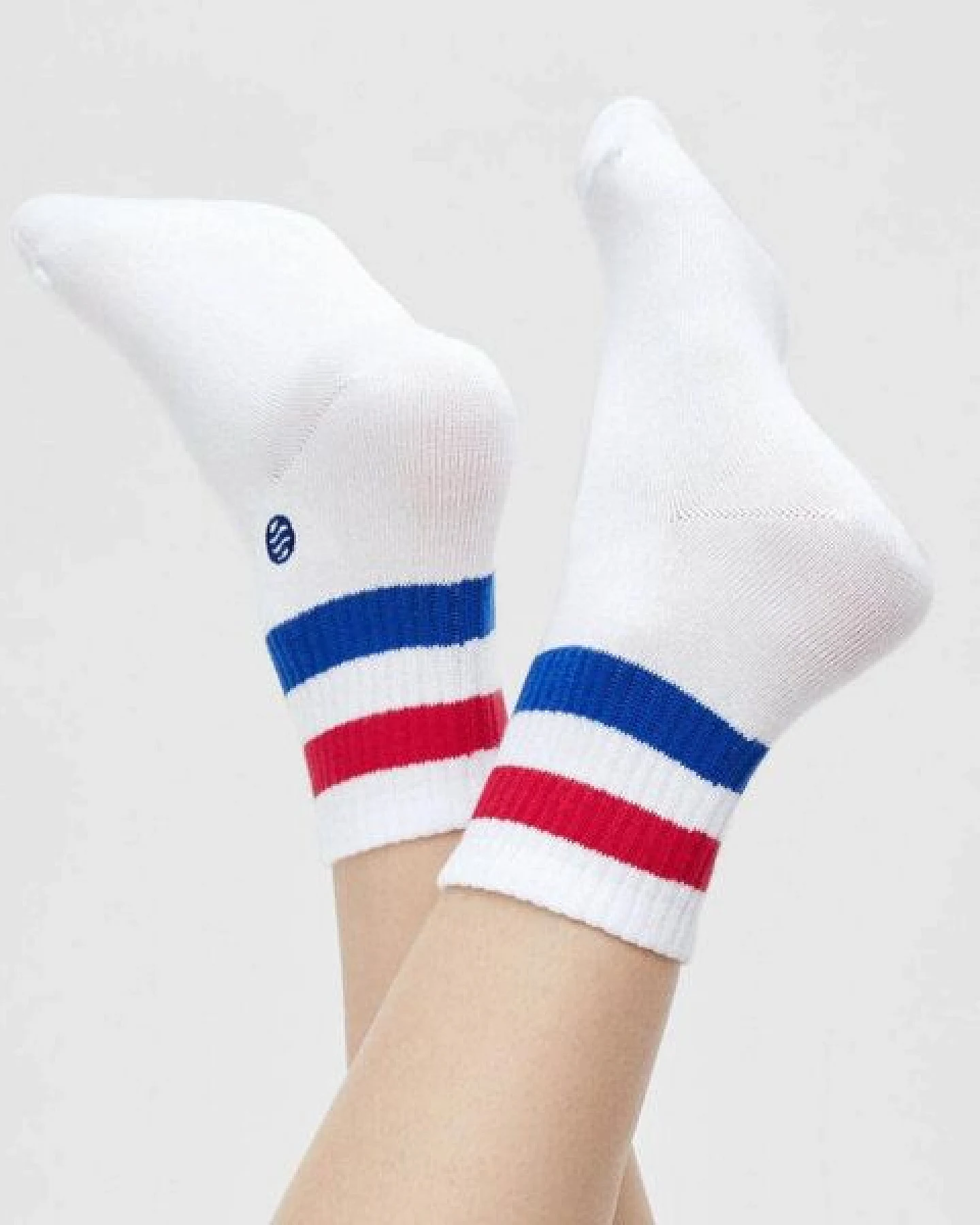 Natural Vibes Retro Sneaker-Socken aus Biobaumwoll-Mix – Ansicht 2