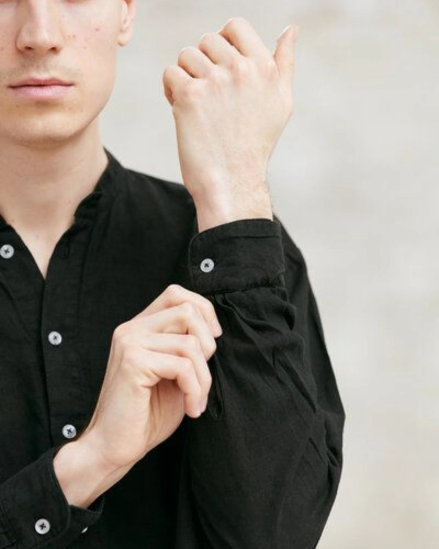 Jyoti - Fair Works Bio-Baumwoll Hemd Harish – Ansicht 3