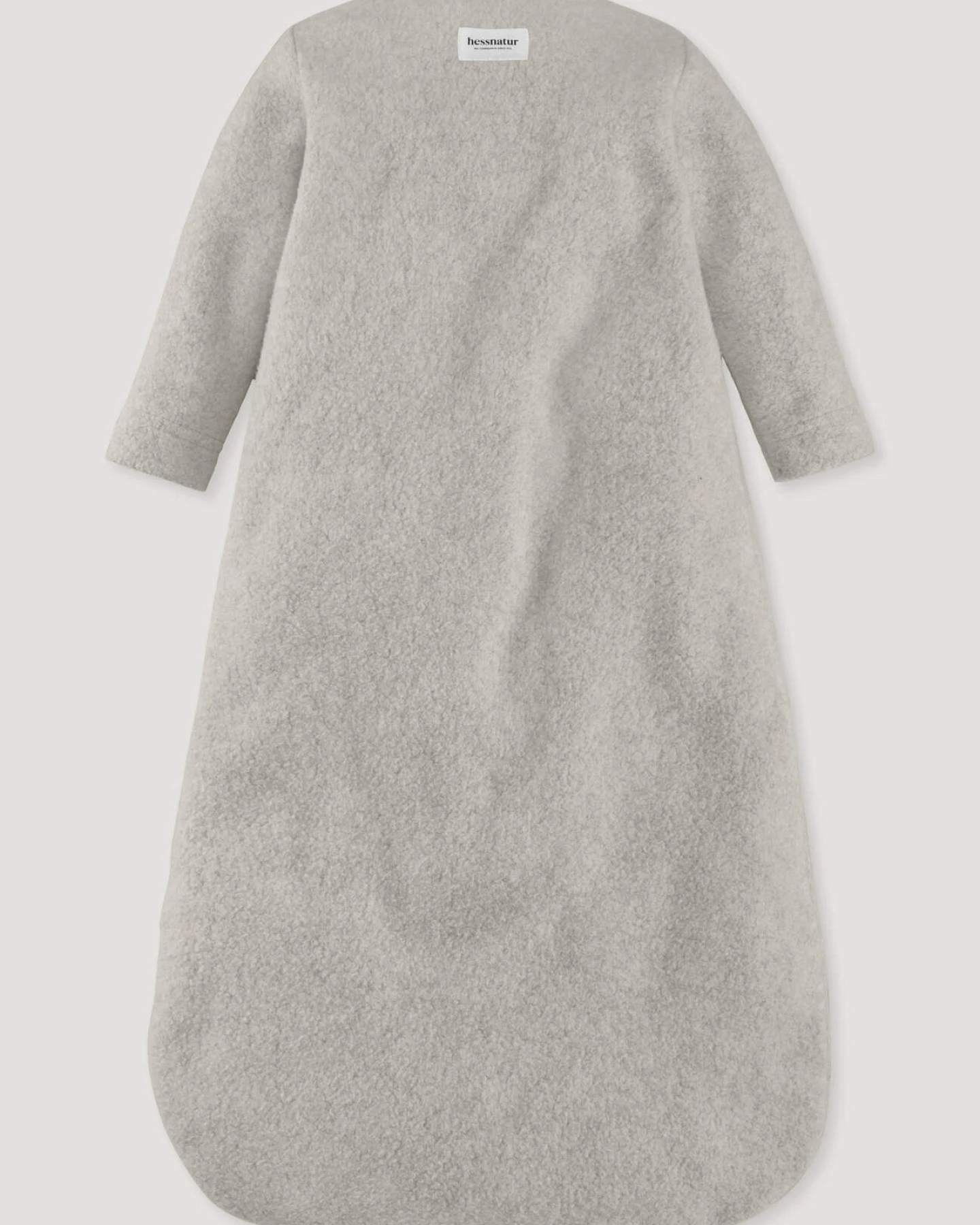 hessnatur Baby Fleece Schlafsack aus Bio-Baumwolle - beige - Größe 90cm – Ansicht 2