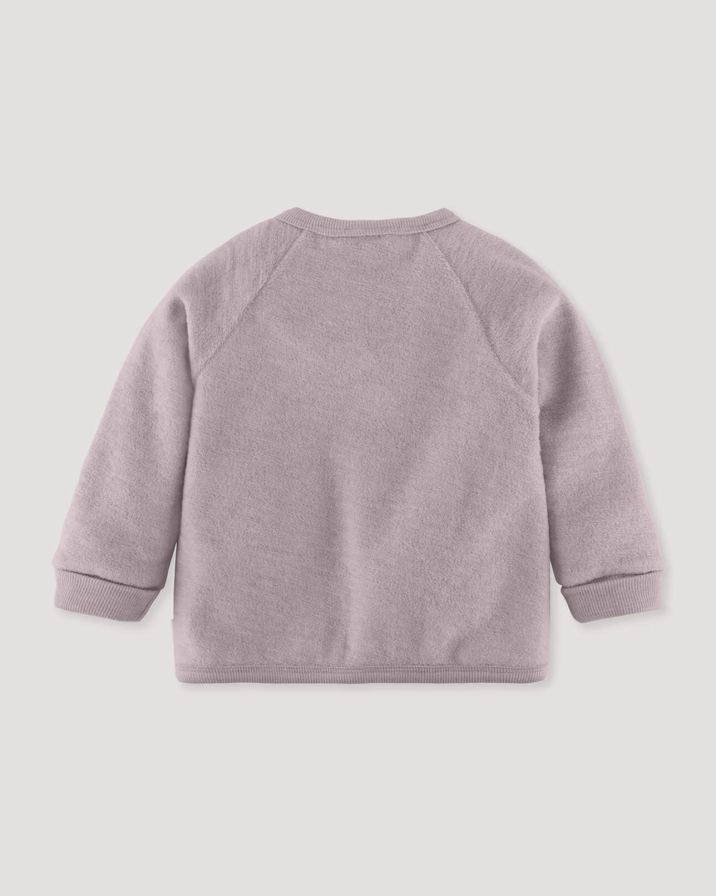 hessnatur Baby Wollfrottee Jacke aus Bio-Merinowolle - rosa - Größe 98/104 – Ansicht 2