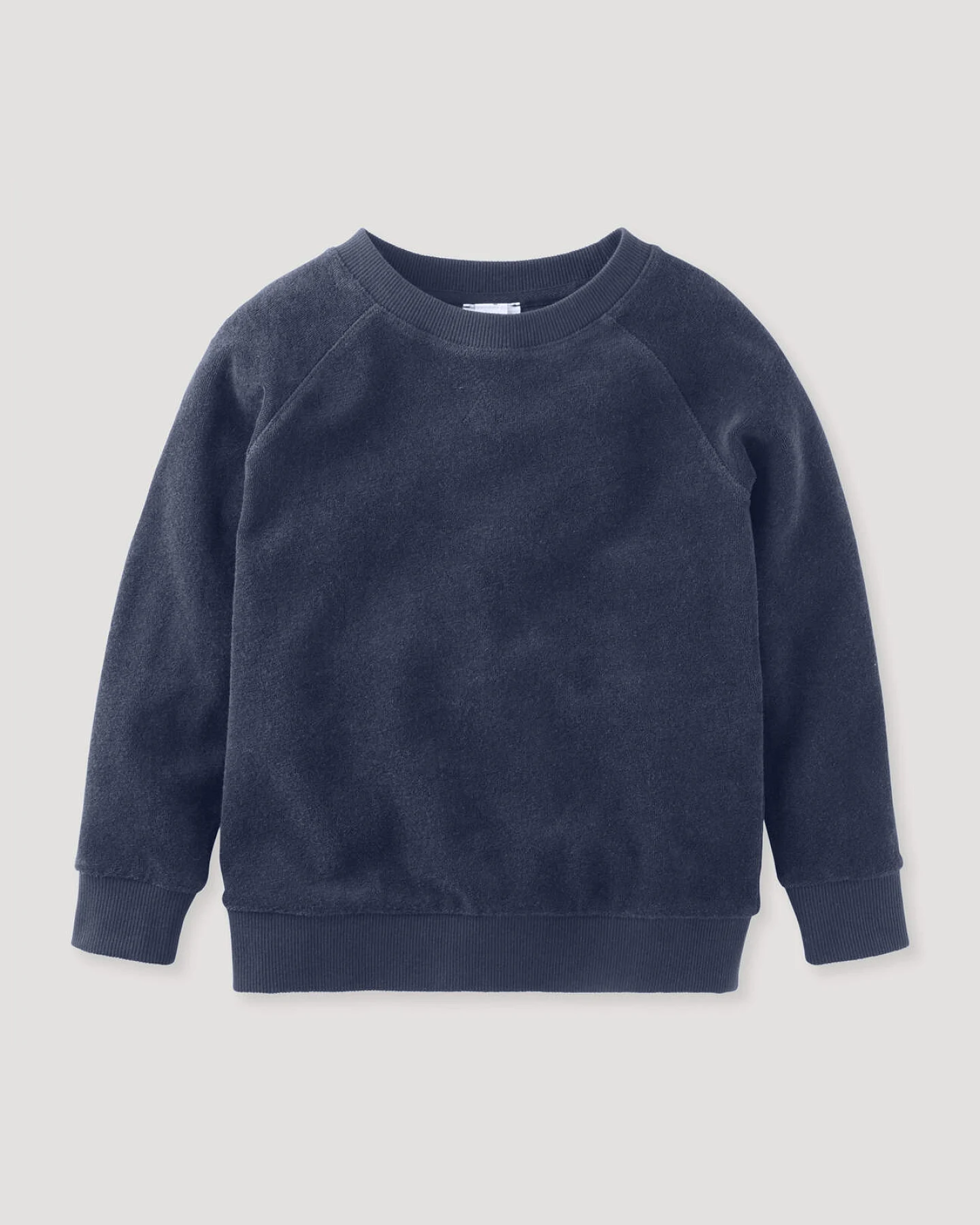 hessnatur Kinder Frottee Pyjama aus Bio-Baumwolle - blau - Größe 134/140 – Ansicht 2